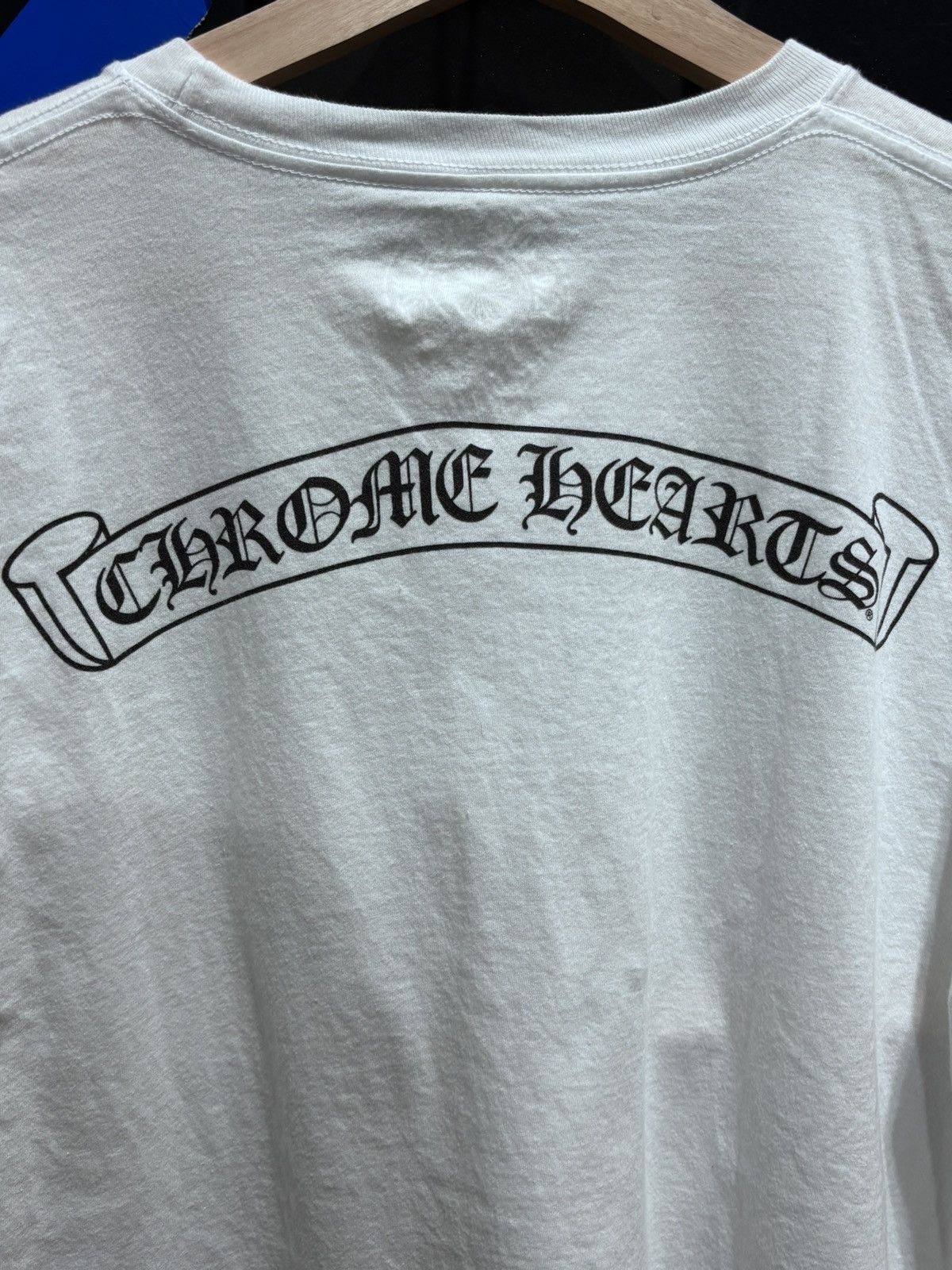 Chrome Hearts Chrome Hearts Scroll Logo White Tee Size US M / EU 48-50 / 2 - 4 Thumbnail