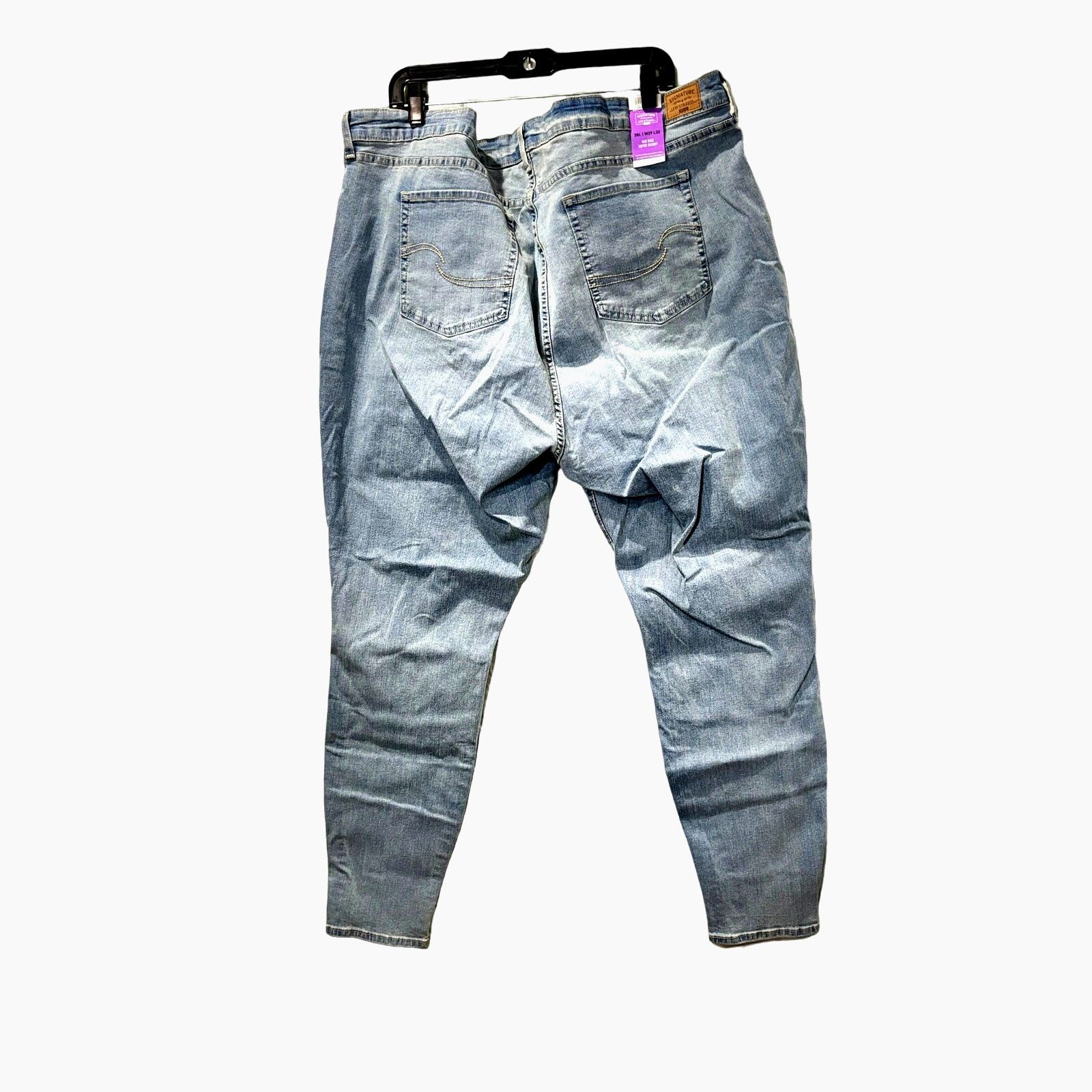 Levi's LEVI'S Simply Stretch Light Wash Mid-Rise Super Skinny Jean Size 39" - 4 Thumbnail