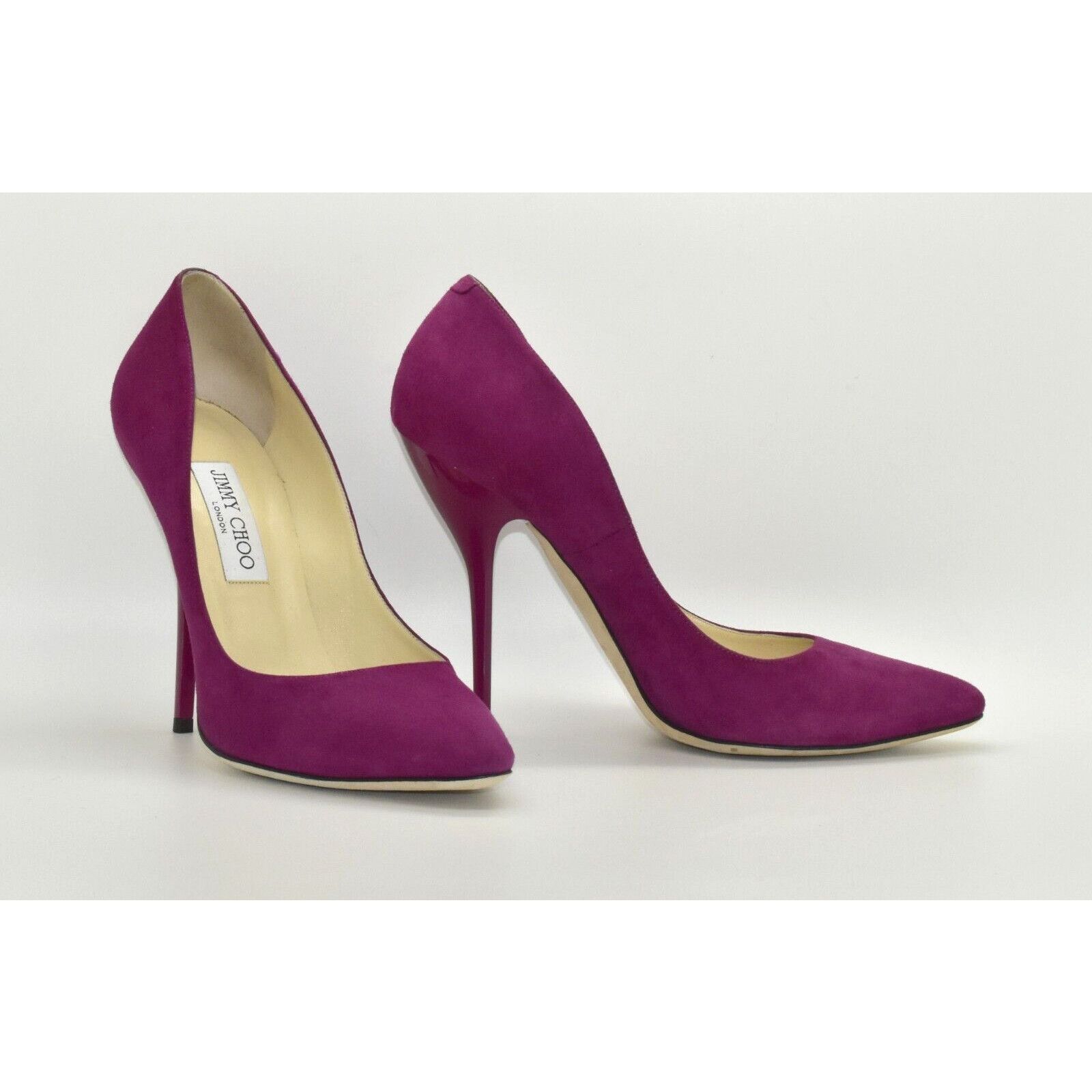 Jimmy Choo JIMMY CHOO Fuchsia Suede Stiletto Heels Pump Shoes Size 40 Size US 10 / IT 40 - 1 Thumbnail
