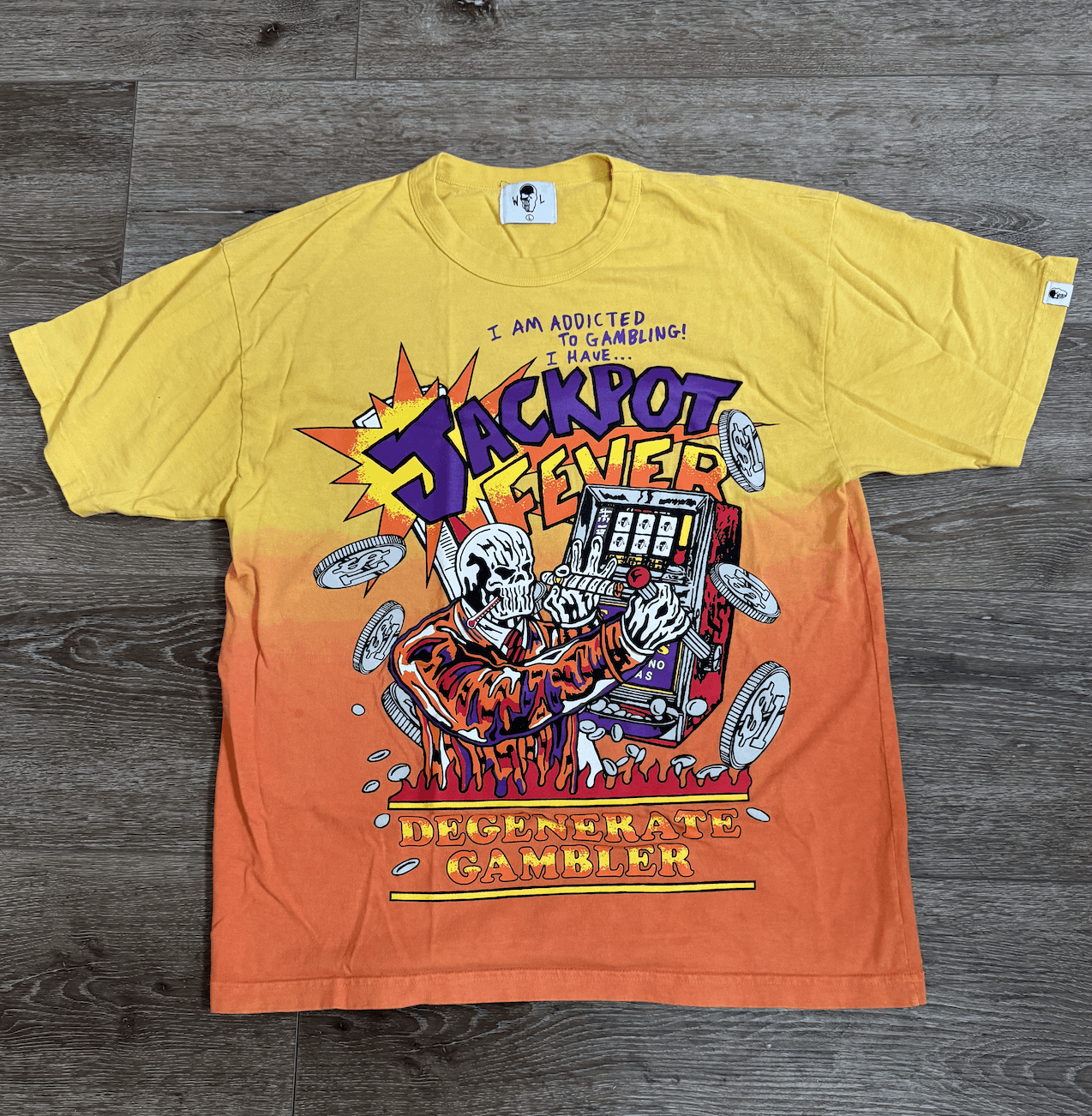 Warren Lotas Warren Lotas Vegas 'Jackpot Fever' T-Shirt Size US L / EU 52-54 / 3 - 1 Preview