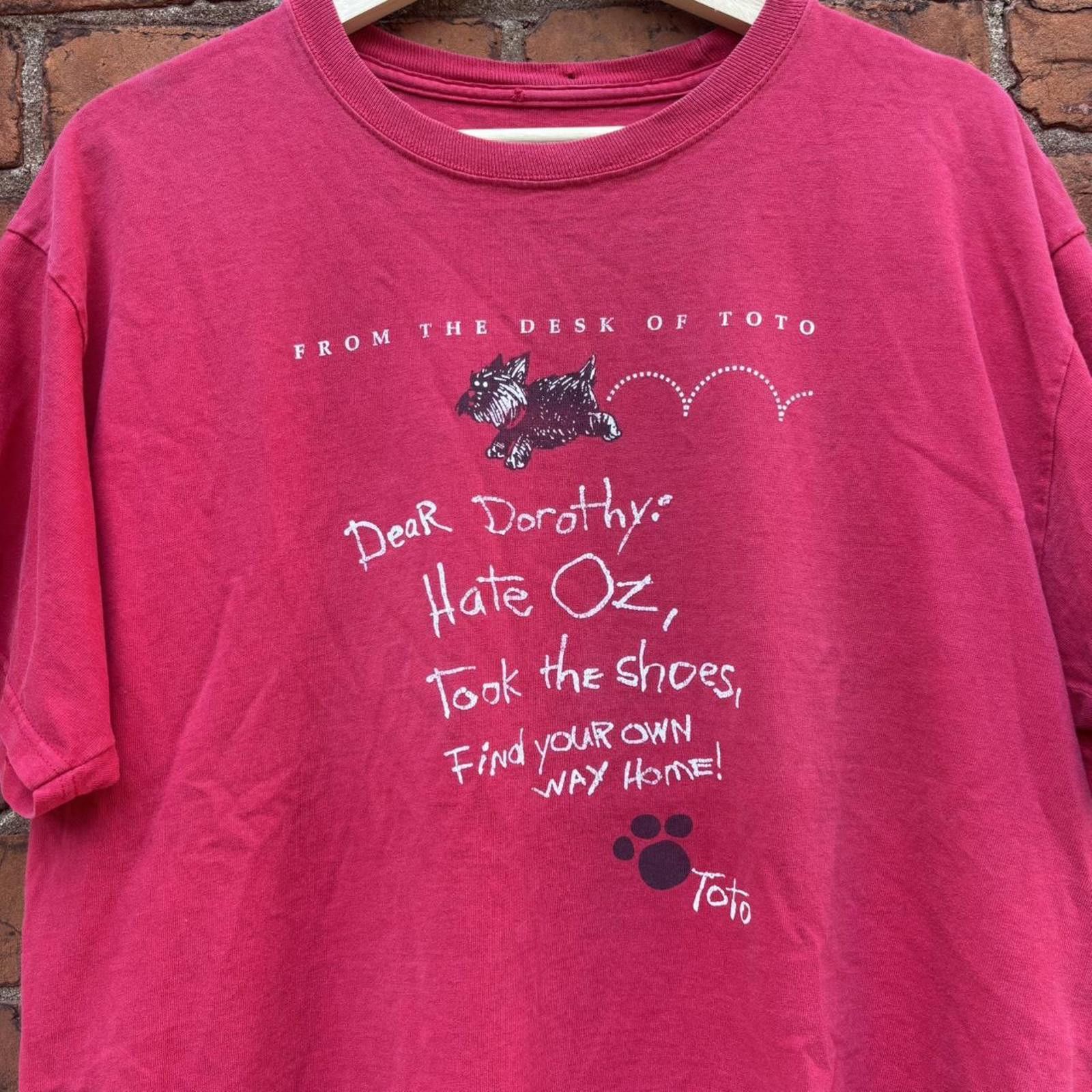 Hanes wizard of oz dear Dorthy Toto t shirt M Size US M / EU 48-50 / 2 - 3 Thumbnail
