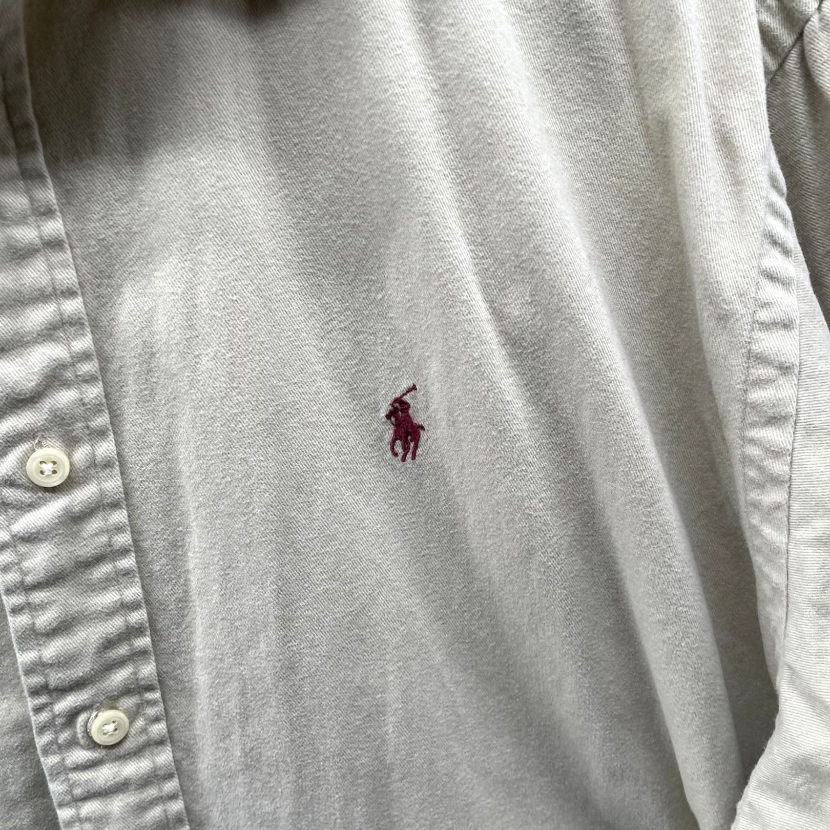Ralph Lauren Ralph Lauren Shirt Mens XL Twill Long Sleeve Beige Khaki Cotton Button Down Size US XL / EU 56 / 4 - 5 Thumbnail