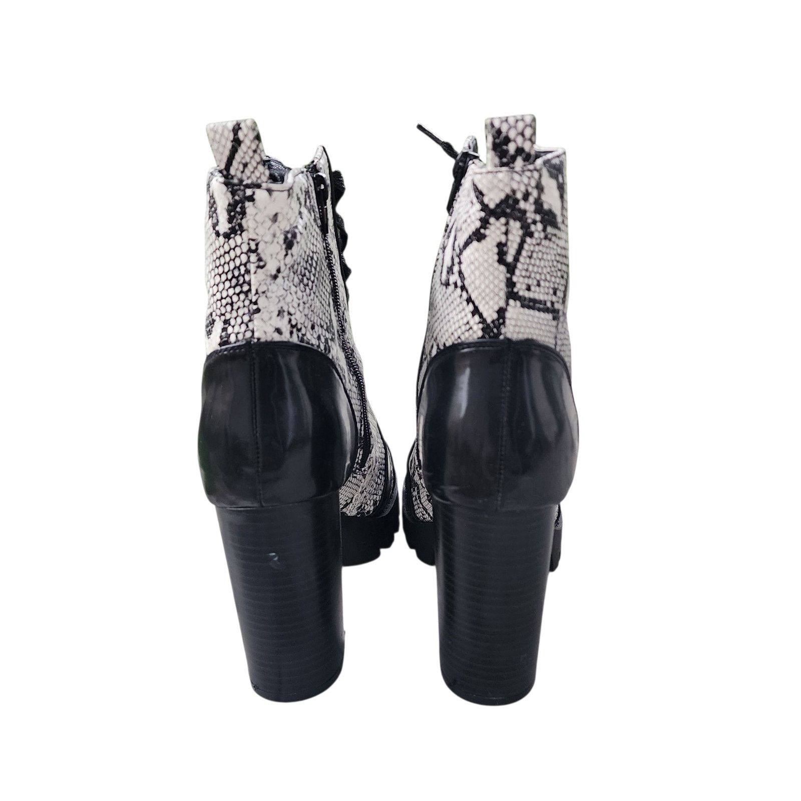 Designer Fashion Nova Up All Night Booties Glenna Platform Boots 10 Size US 10 / IT 40 - 5 Thumbnail