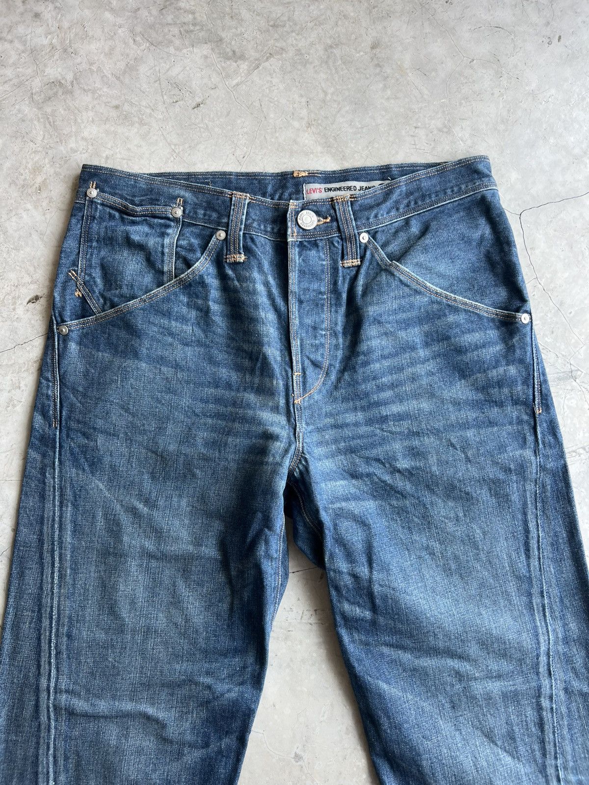 Levi's Levis Engineered Twisted Jeans Tag W30 Actual 32x31.5 Size US 30 / EU 46 - 2 Thumbnail