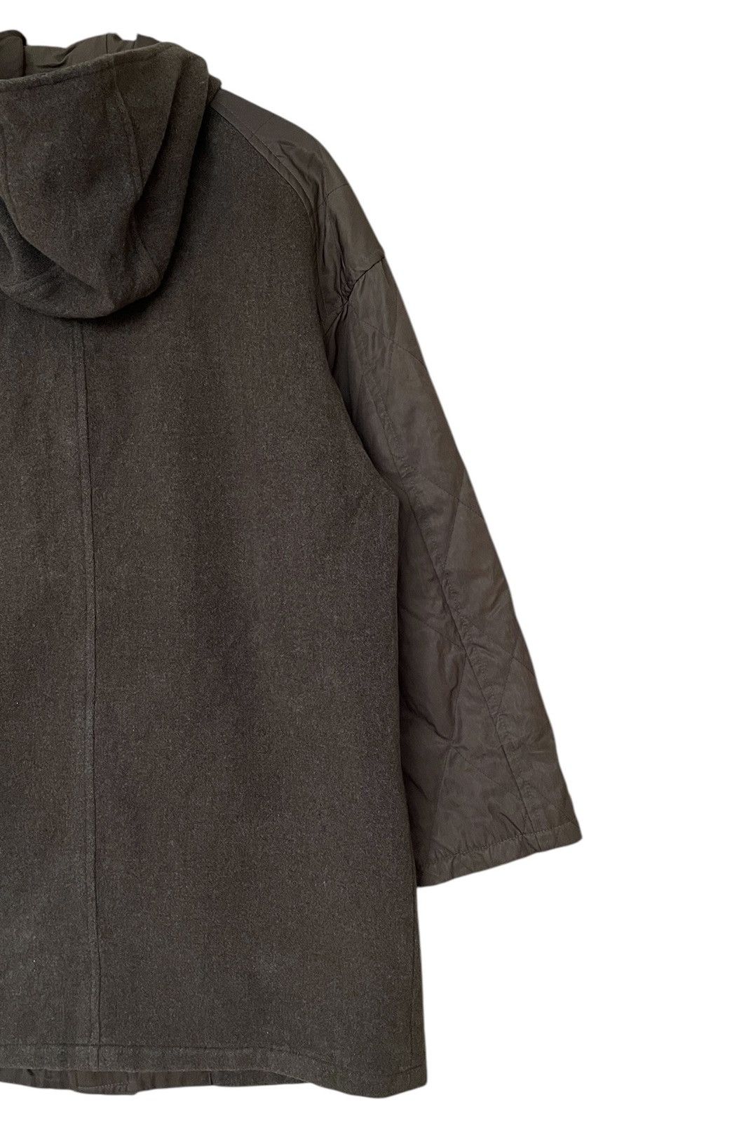 Vintage Vintage Brand Lanvin Wool Hoodie Parka 1990s Size US M / EU 48-50 / 2 - 8 Thumbnail