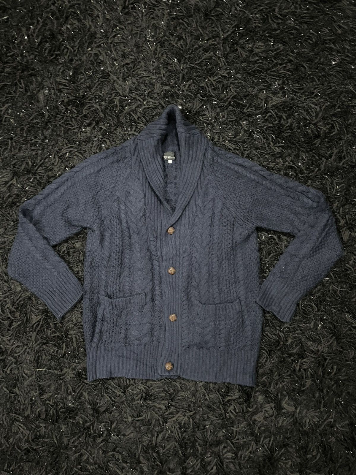 Takeo Kikuchi Japan Designer Takeo Kikuchi Cable Knitwear Cardigan winter Size US L / EU 52-54 / 3 - 2 Thumbnail