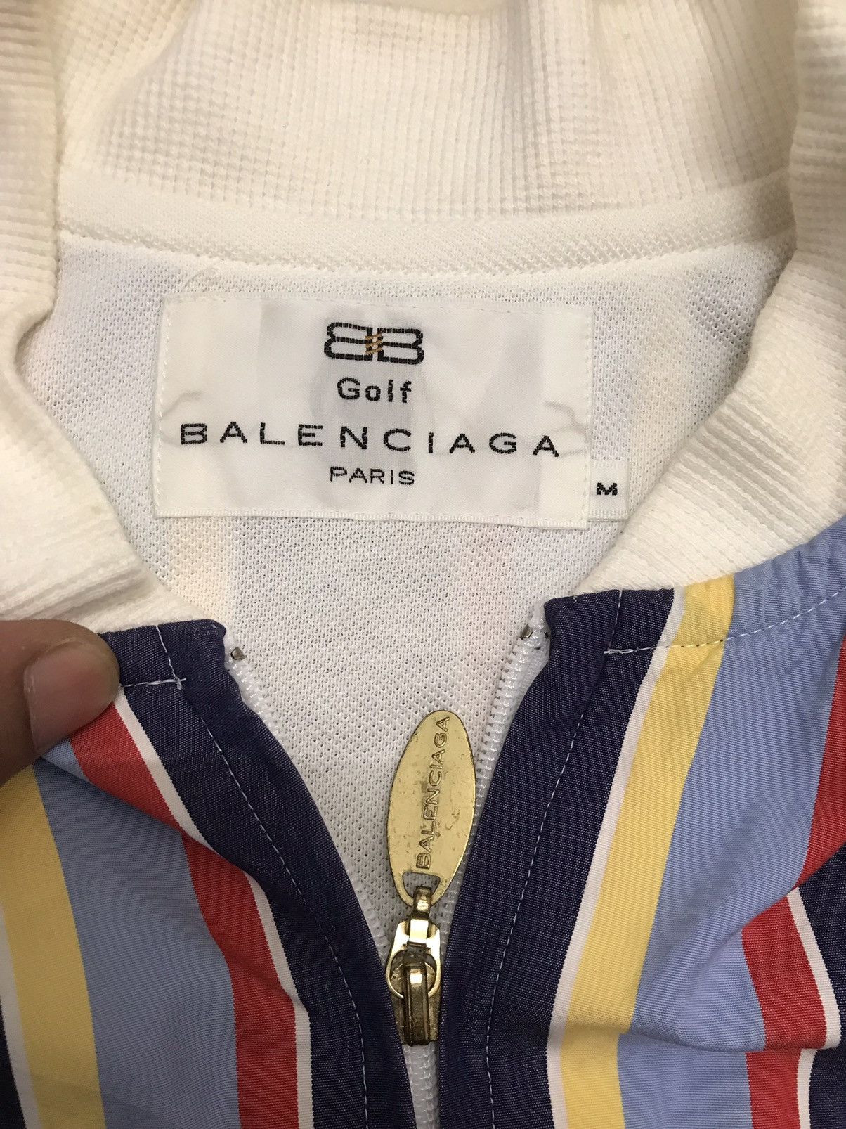 Balenciaga Balenciaga Golf Multicolor Stripe Jacket Size US M / EU 48-50 / 2 - 14 Thumbnail
