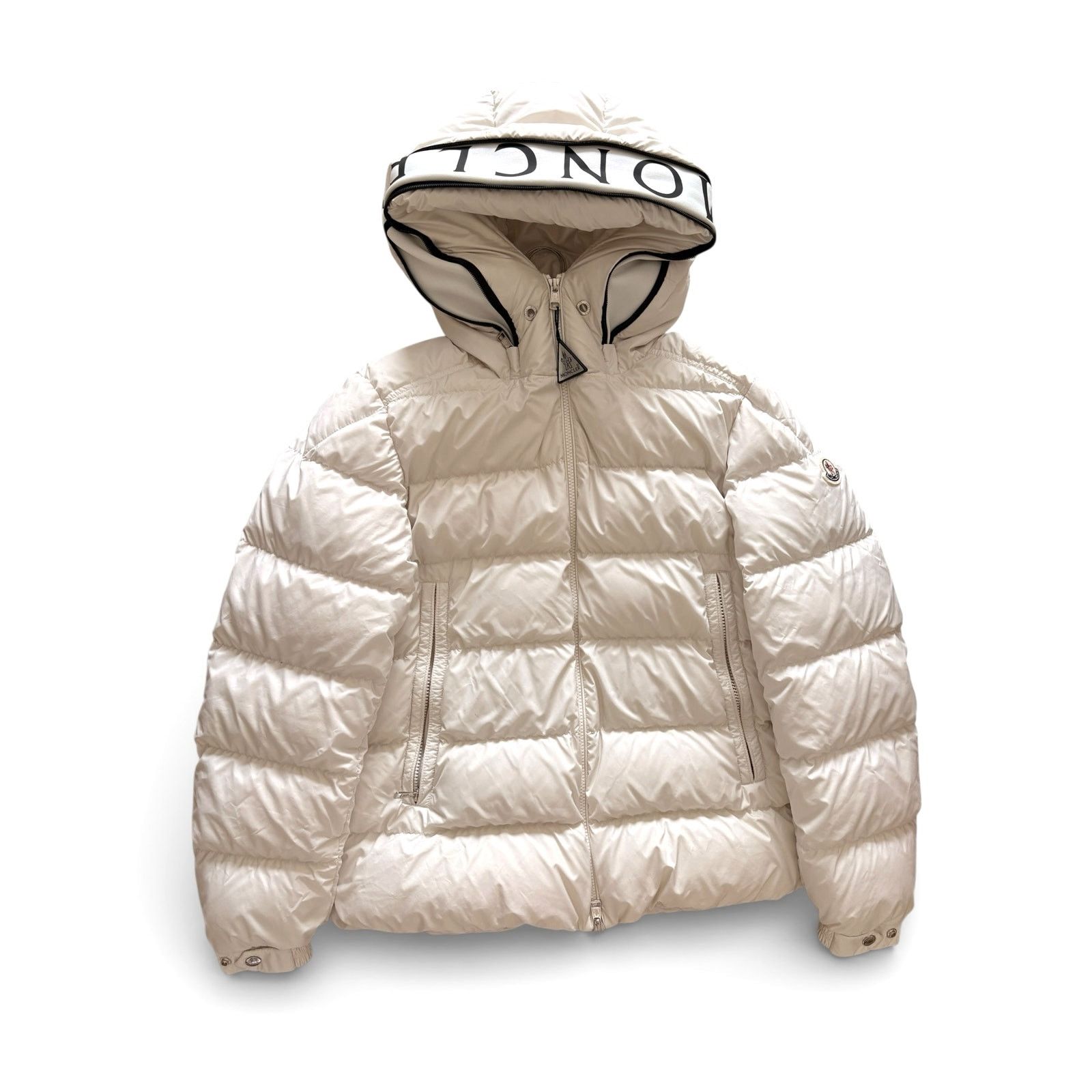 Moncler Moncler Men's Cardere Concealed Logo Jacket White | Size 2 Size US S / EU 44-46 / 1 - 7 Thumbnail