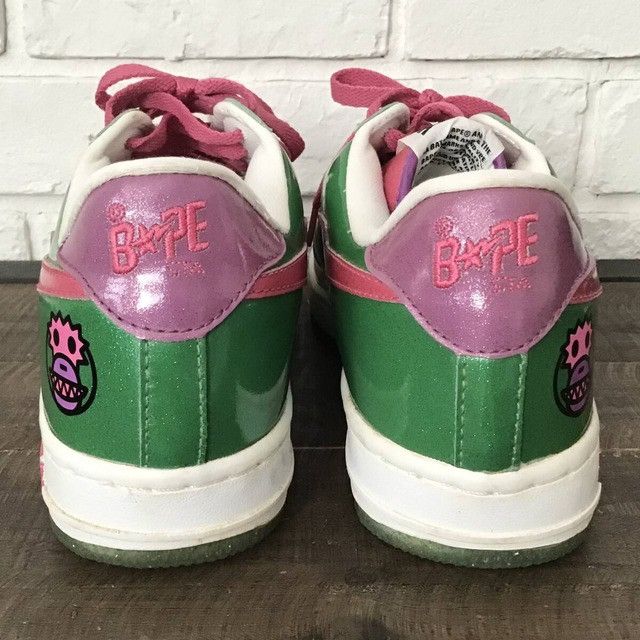 Bape × Nigo Glitter BAPE STA Sneakers a bathing ape NIGO BAPESTA Size US 8 / EU 41 - 6 Thumbnail