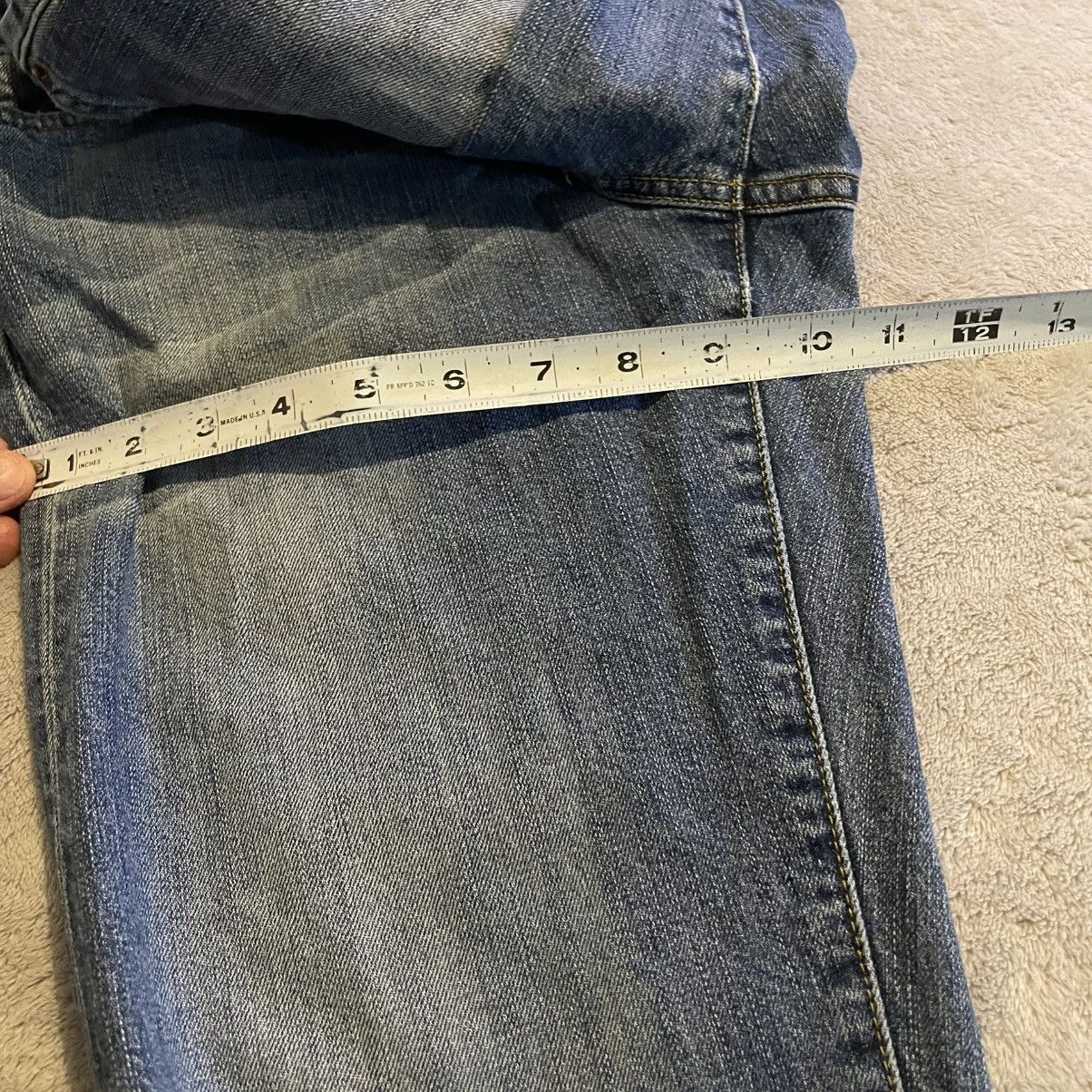 Lucky Brand VTG Lucky Brand Jeans Womens 4/27 Blue Bootcut Made USA Y2K Size 29" - 12 Thumbnail