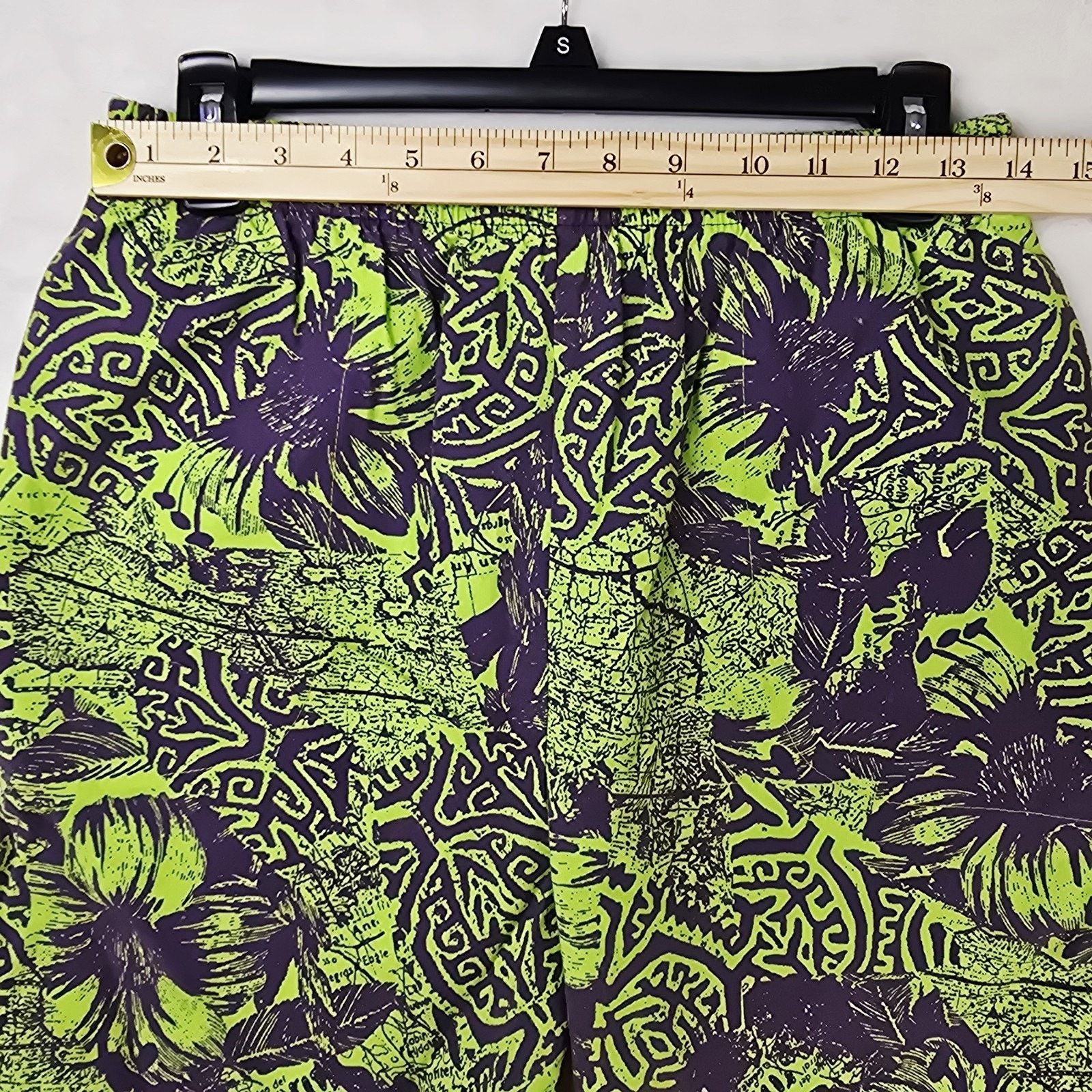 Other Vintage Surf Gear Floral Cotton Swim Board Shorts Medium USA Size US 28 / EU 44 - 6 Thumbnail