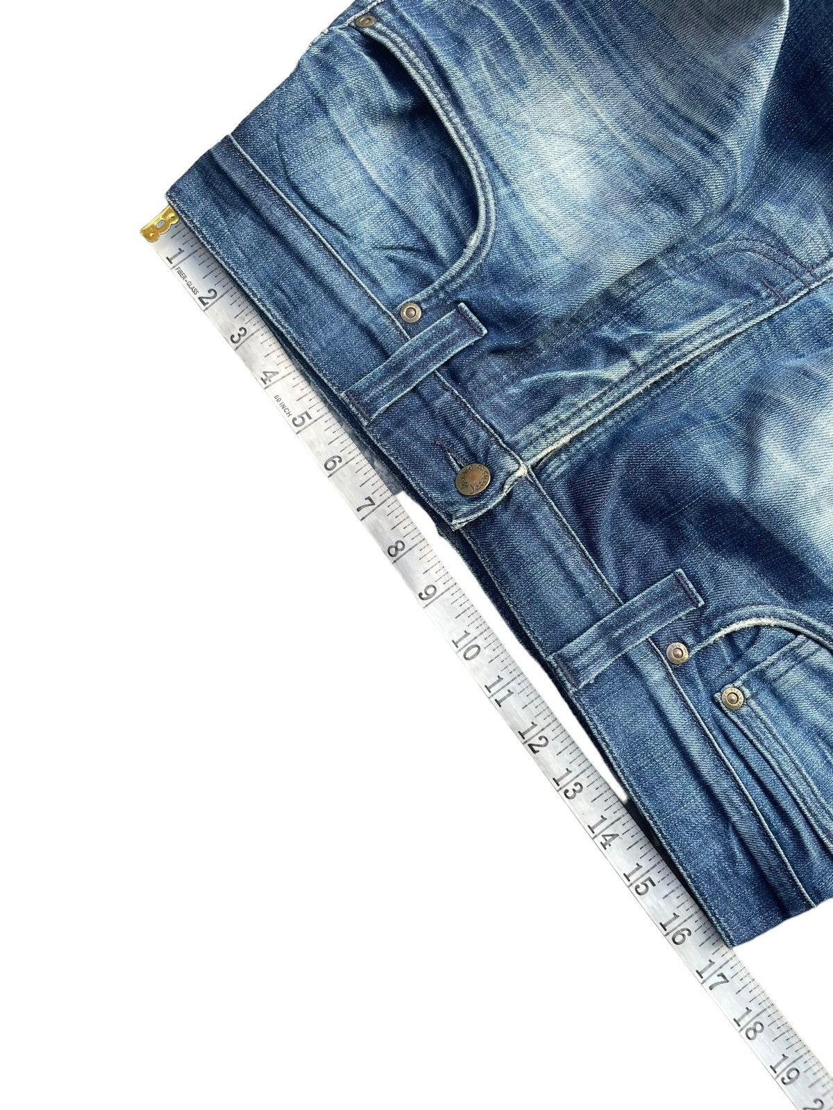 Nudie Jeans Nudie Thin Finn Faded Wash Denim Size US 33 - 21 Thumbnail