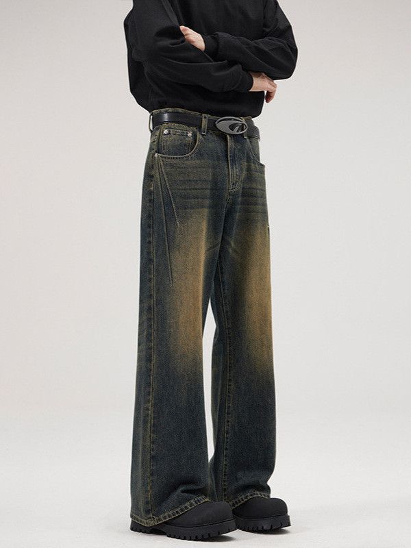 Vintage Men's Retro American Flared Loose Jeans Size US 32 / EU 48 - 2 Thumbnail