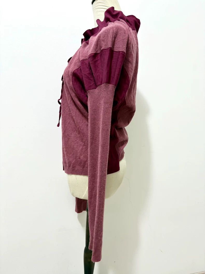 Vivienne Westwood Vivienne Westwood Pink patchwork petal collar sweater Size M / US 6-8 / IT 42-44 - 5 Thumbnail
