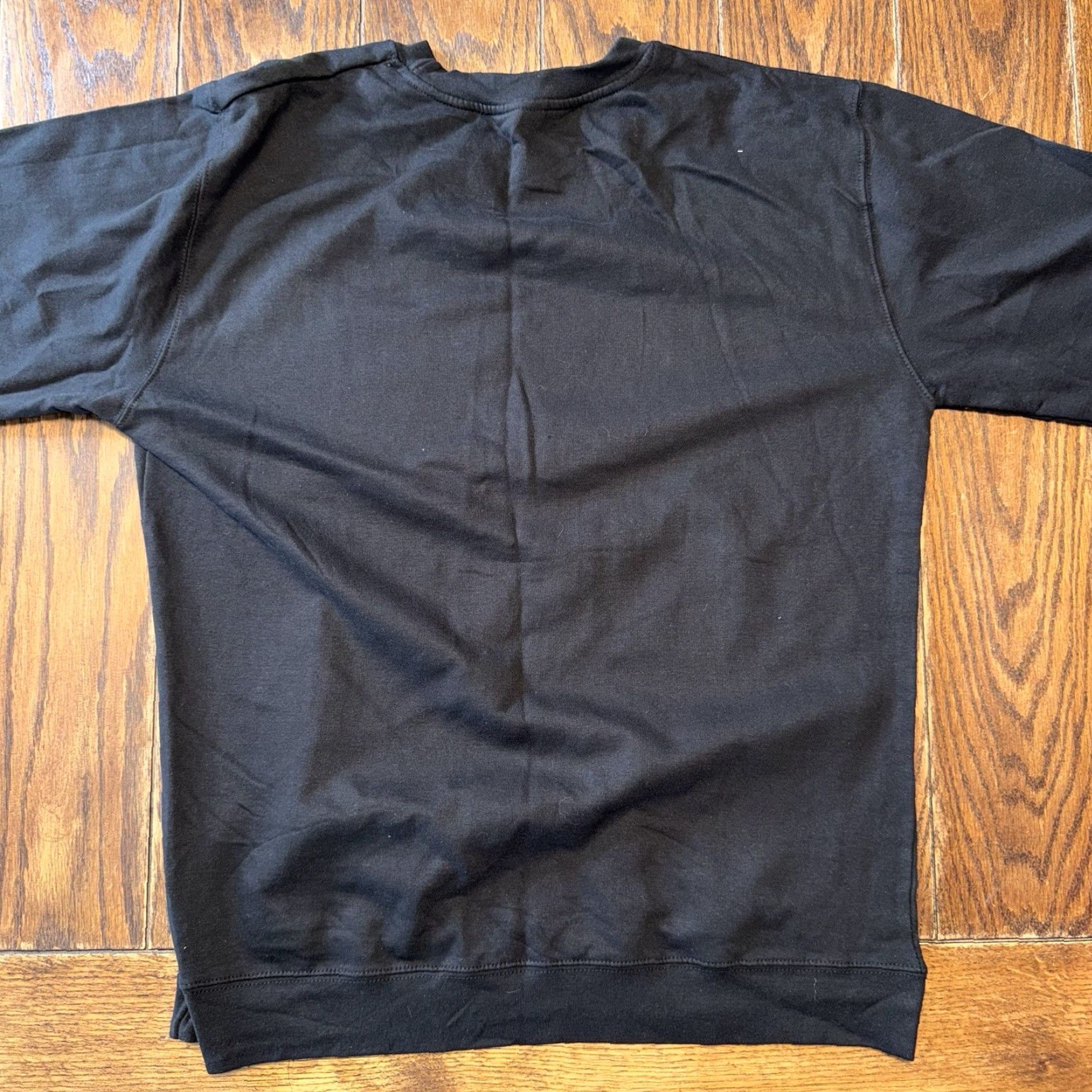 Market VINTAGE Whole Foods Market Sweatshirt Mens XL Black Crewneck Amazon Product Line Graphic Print Logo Size US XL / EU 56 / 4 - 4 Thumbnail