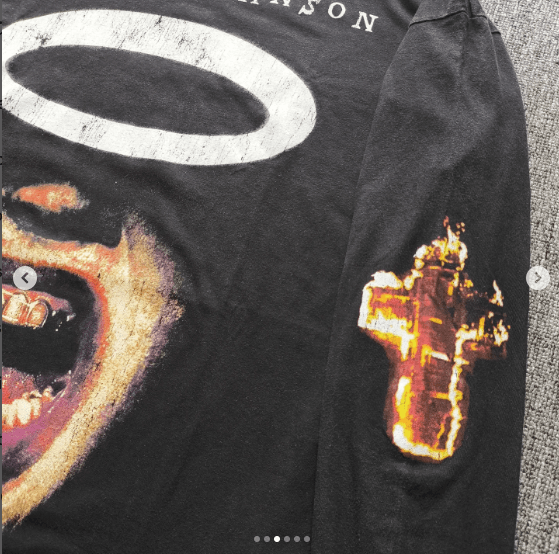 Band Tees Marylin Manson Bigger Than Satan Size US L / EU 52-54 / 3 - 3 Thumbnail