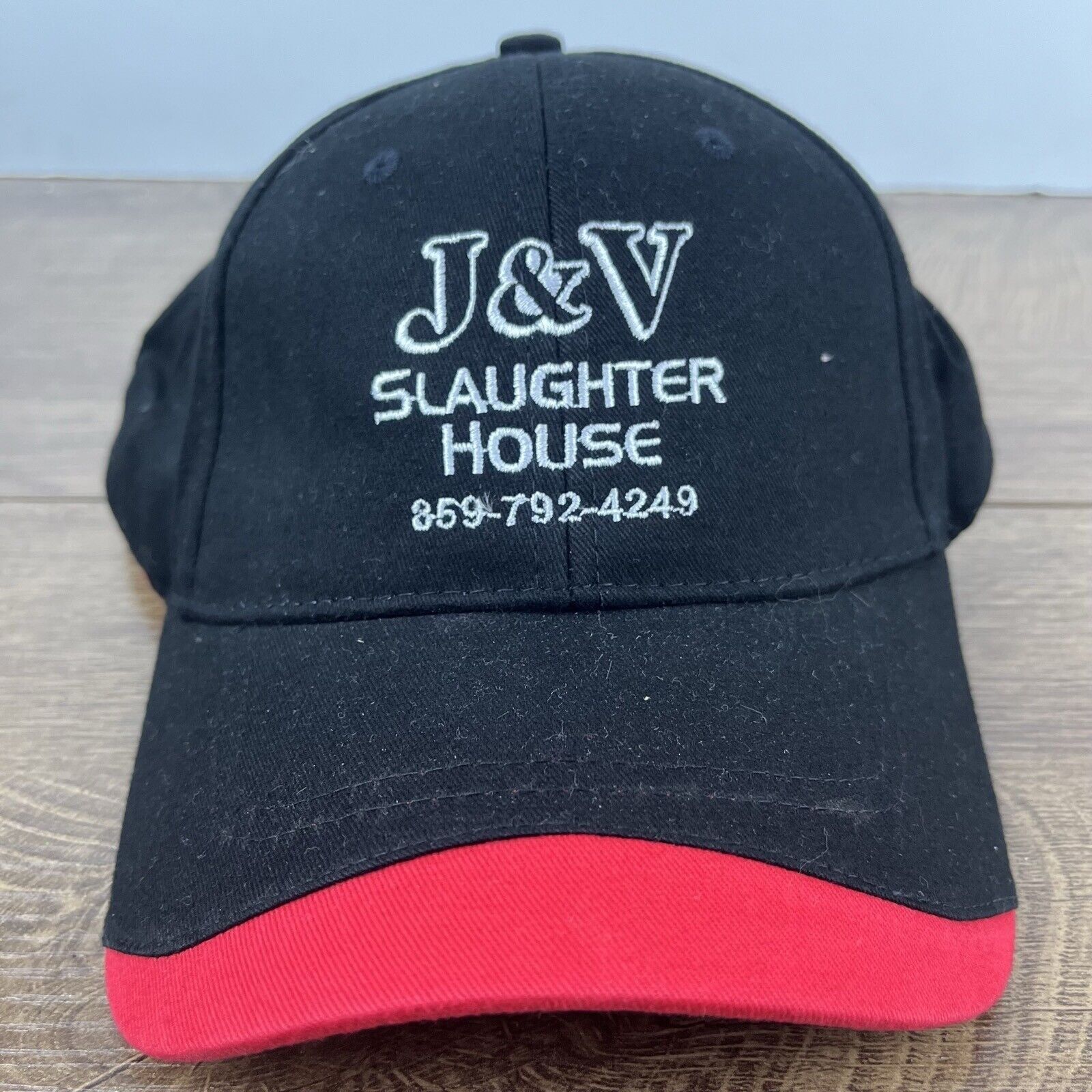 Other JV Slaughter House Hat J&V Black Cap Hat Adjustable Hat Blac Size ONE SIZE - 3 Thumbnail