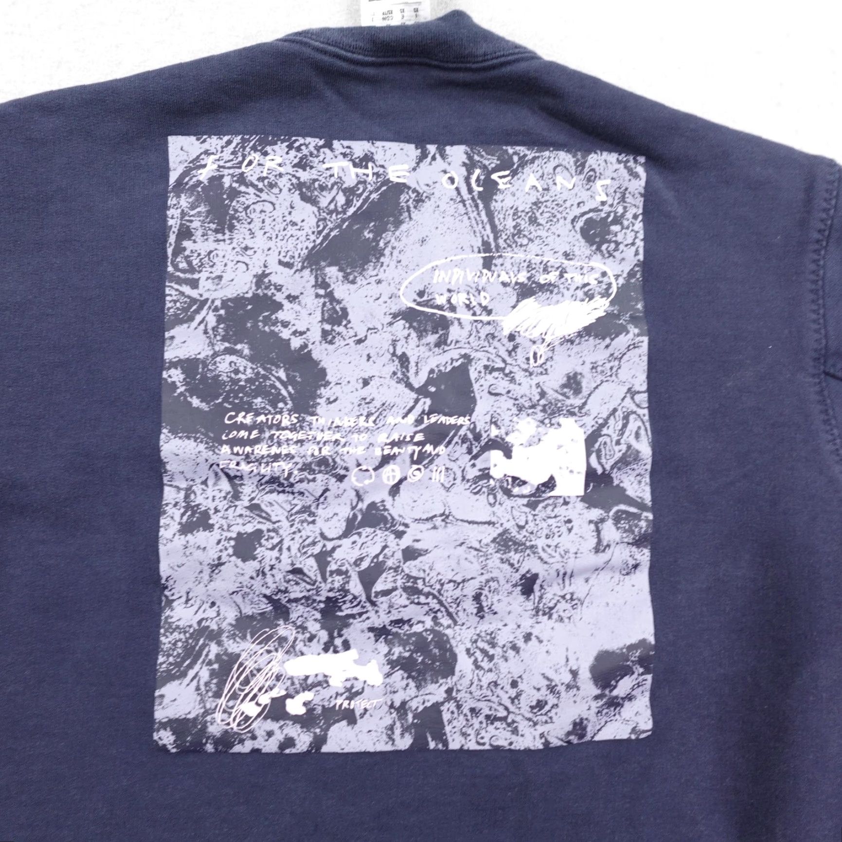 Adidas Adidas x Parley Sweatshirt Mens XS Blue Crewneck Pullover Sweater Organic Cotton Size US XS / EU 42 / 0 - 6 Thumbnail
