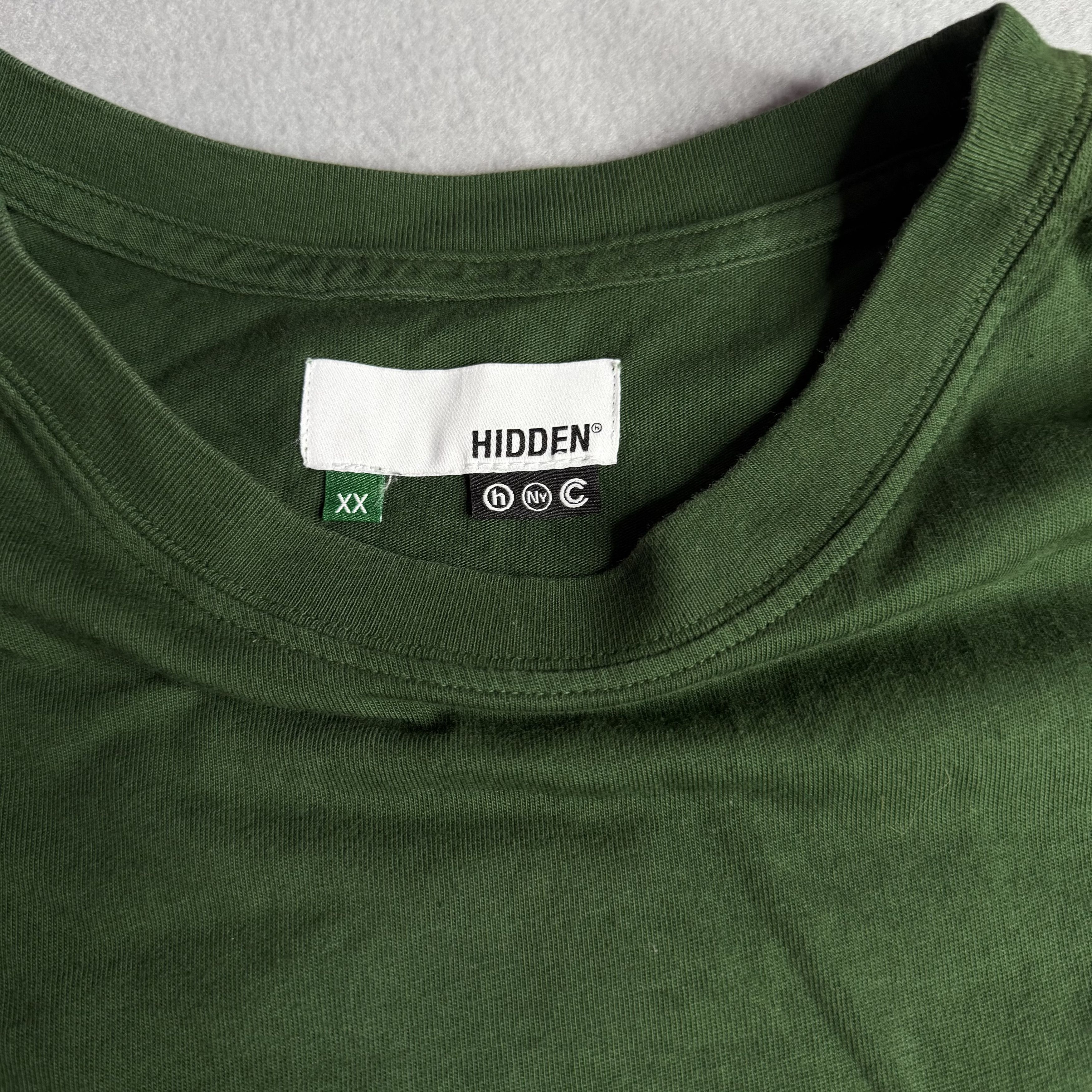HIDDEN Hidden NY forest green graphic t-shirt Size US XXL / EU 58 / 5 - 7 Thumbnail