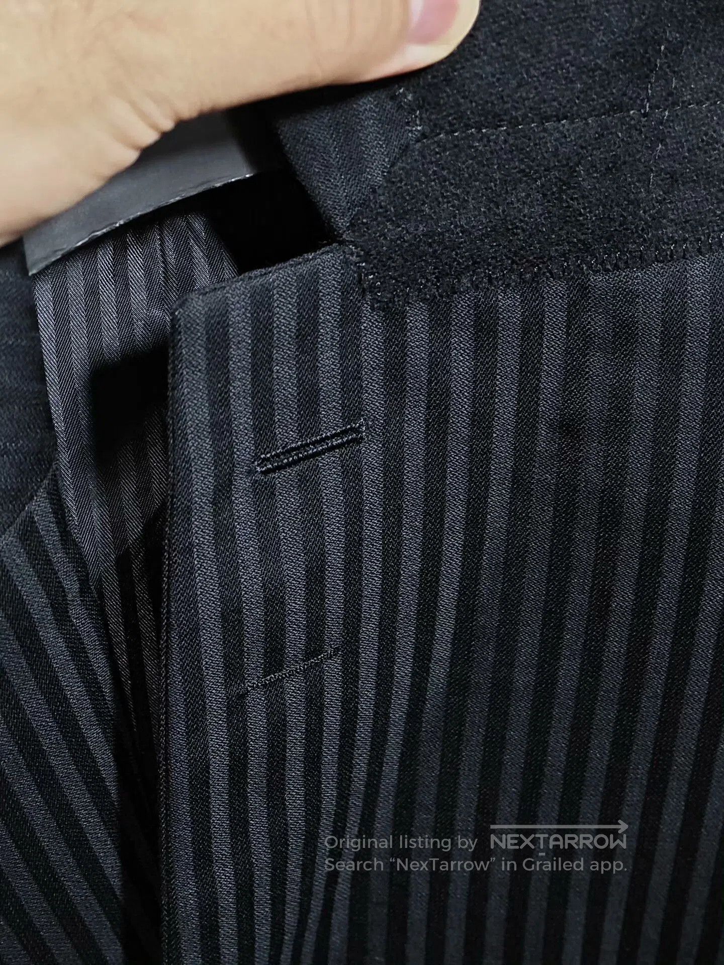 Japanese Brand Custom Italian Wool Linen Suit. Size US M / EU 48-50 / 2 - 9 Thumbnail
