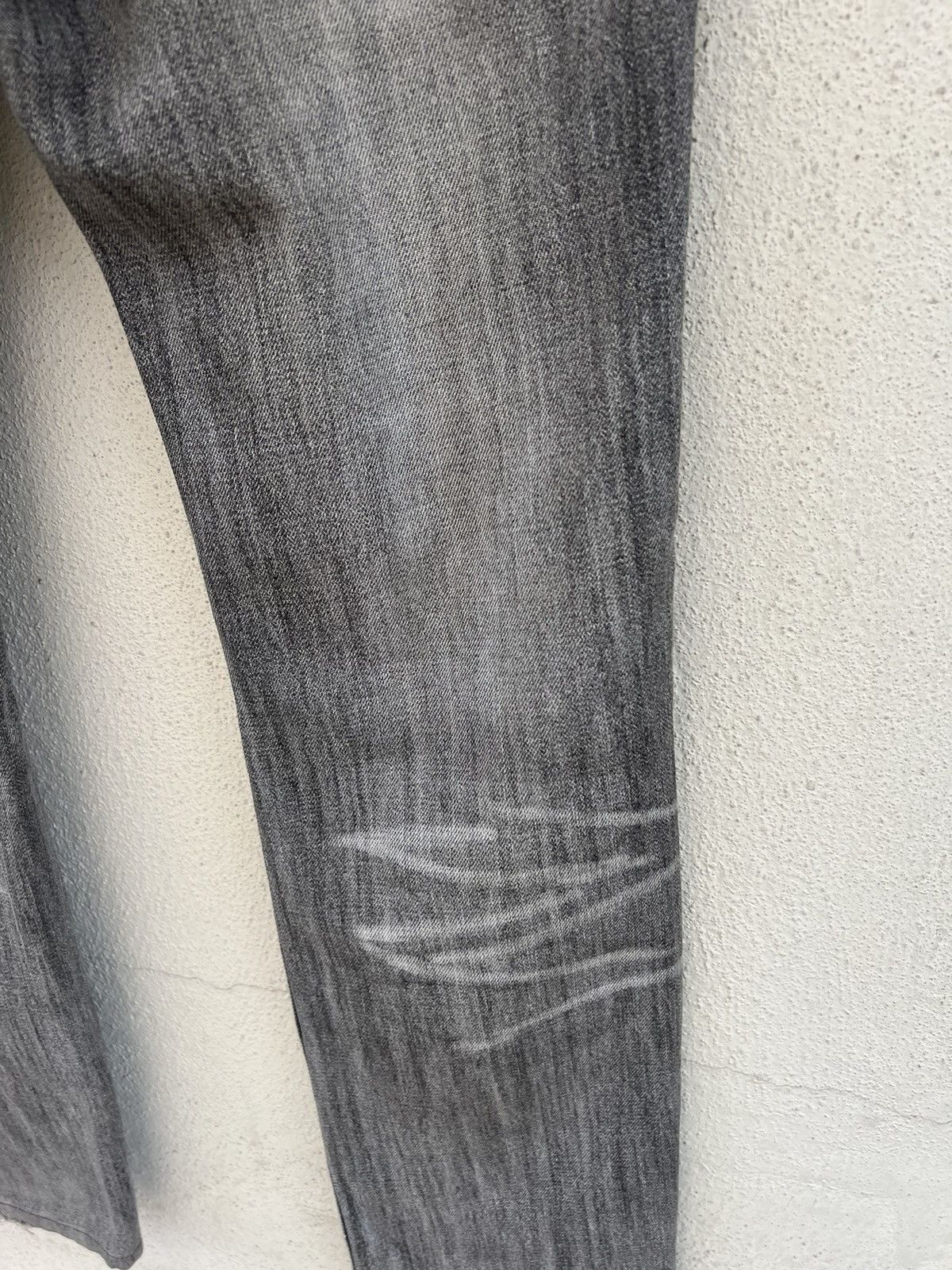 Schlussel Vintage Schlussel Japan Ripped Distressed Denim Grey Jeans Size US 31 - 21 Thumbnail