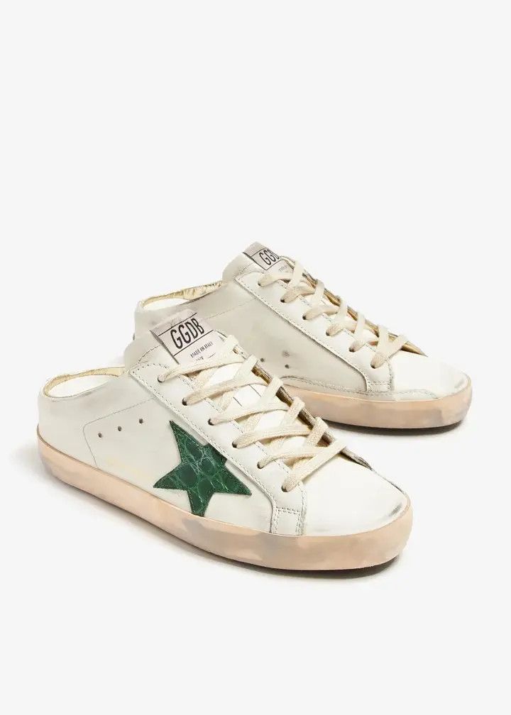 Golden Goose o1bcso1str0725 Super-Star Sabot Sneakers in White Size US 9 / IT 39 - 3 Thumbnail