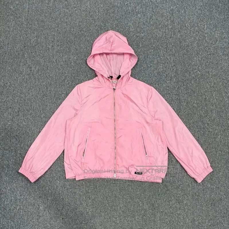 Miu Miu Pink Nylon Women's Jacket .