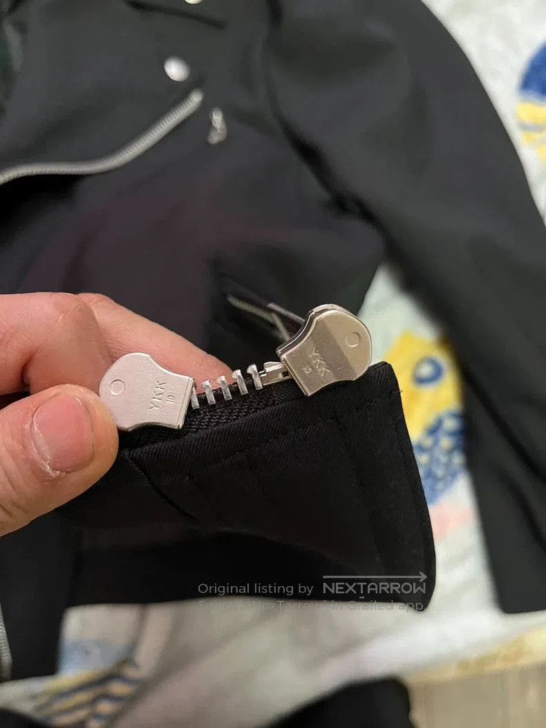 Yohji Yamamoto Yohji Yamamoto SYTE Black Biker Jacket . Size US L / EU 52-54 / 3 - 5 Thumbnail
