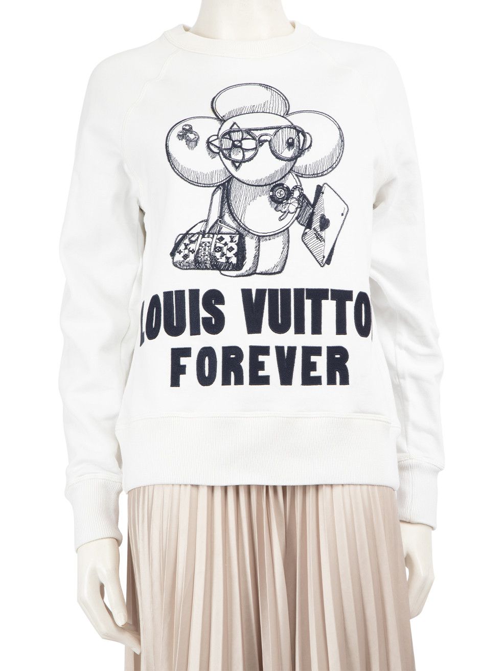 2018 White Vivienne Forever Top