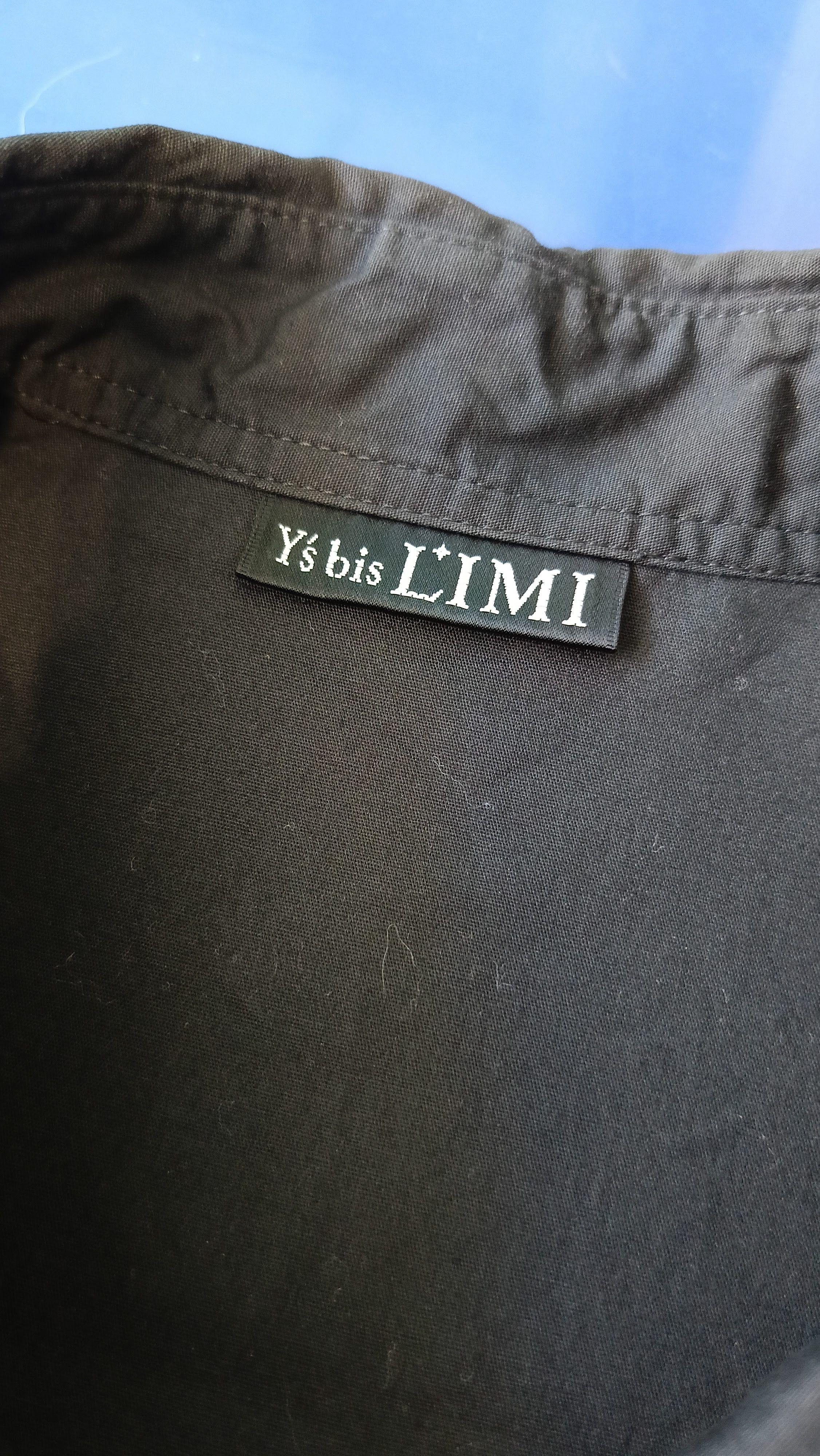 Yohji Yamamoto Yohji Yamamoto Y's bis LIMI Japan black wide shoulder shirt Size S / US 4 / IT 40 - 2 Thumbnail