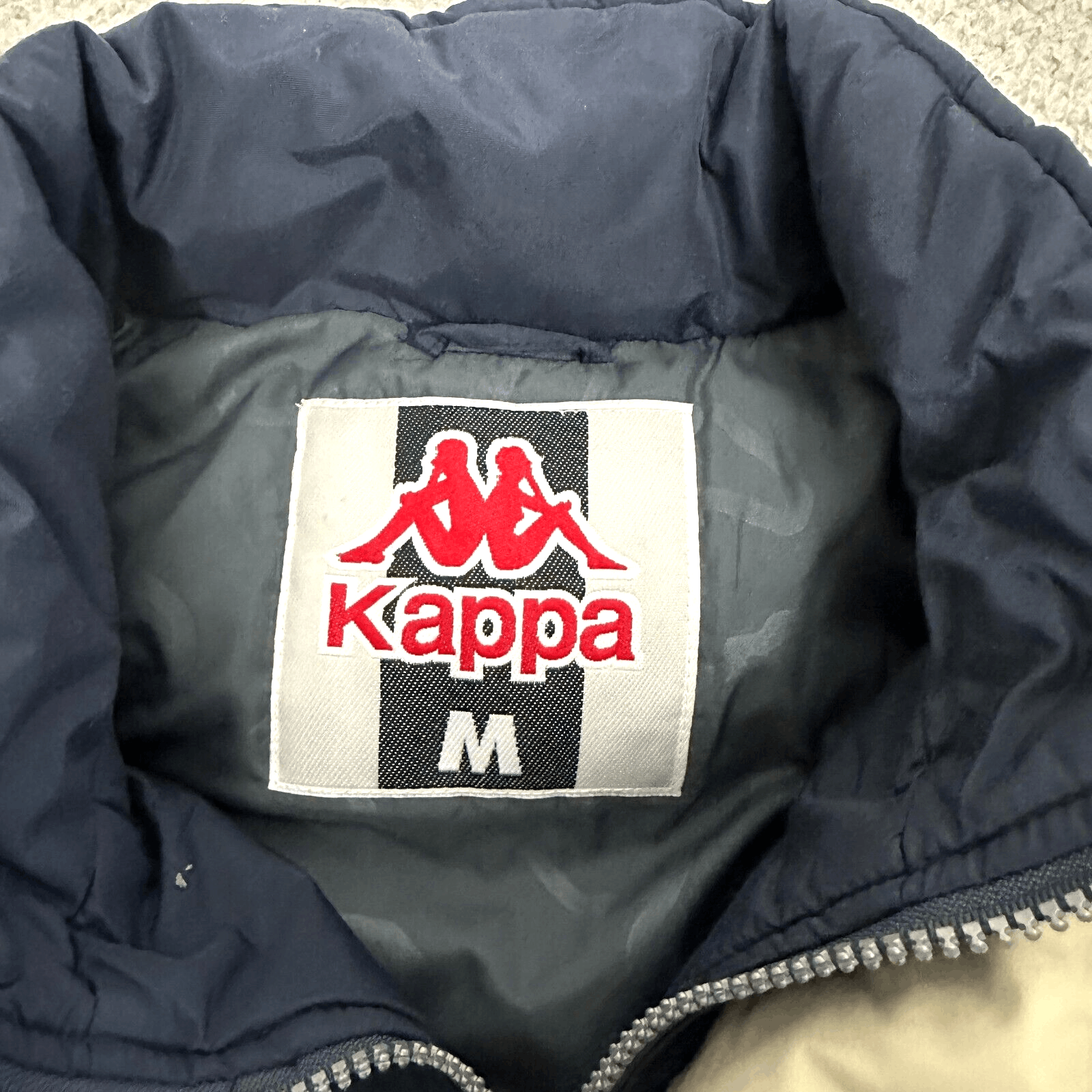 Kappa Vintage KAPPA Puffer Jacket Snap Buttons Navy Blue Size US M / EU 48-50 / 2 - 5 Thumbnail