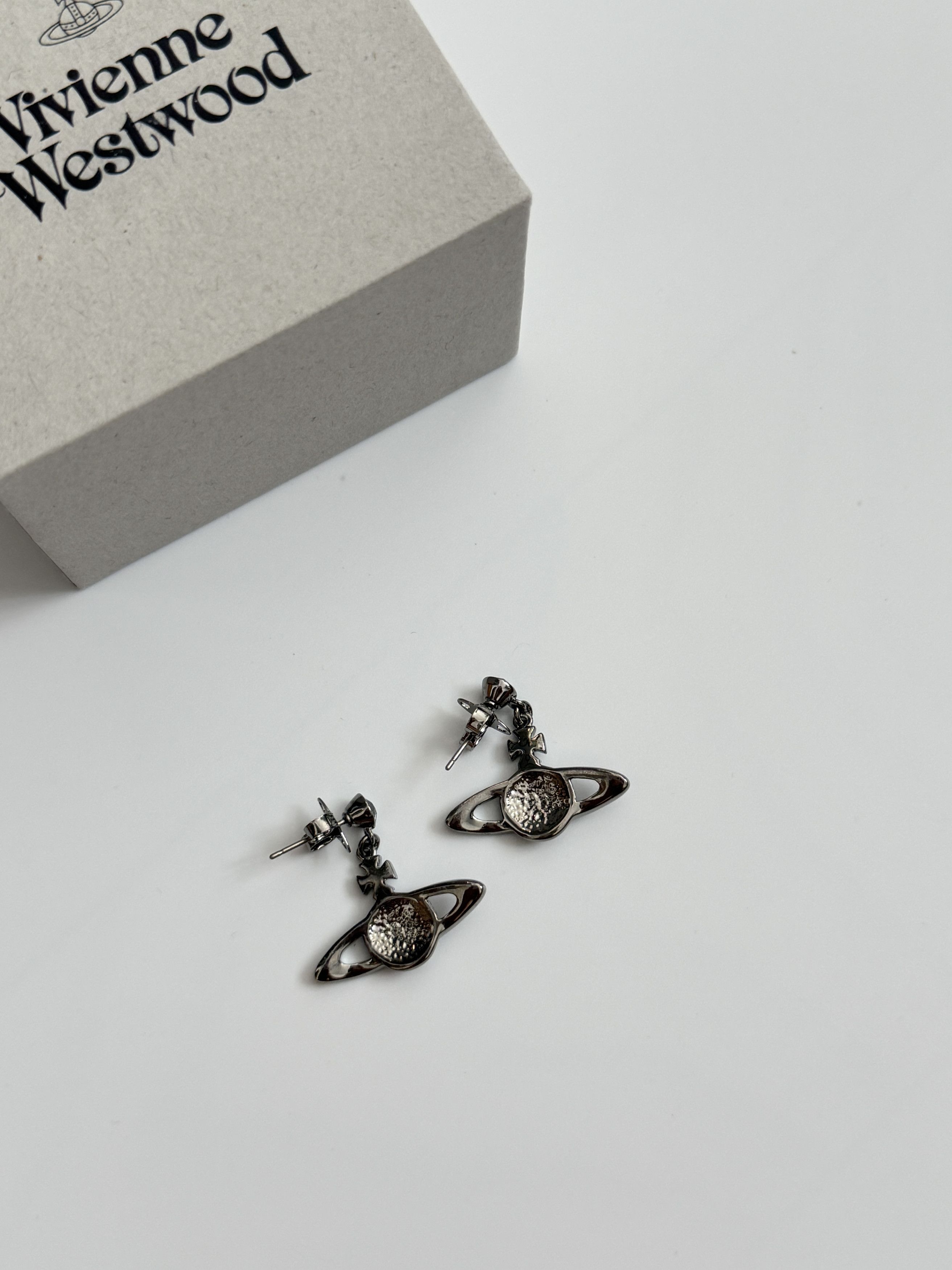 Vivienne Westwood Mini Bas Relief Drop Earrings Size ONE SIZE - 2 Thumbnail
