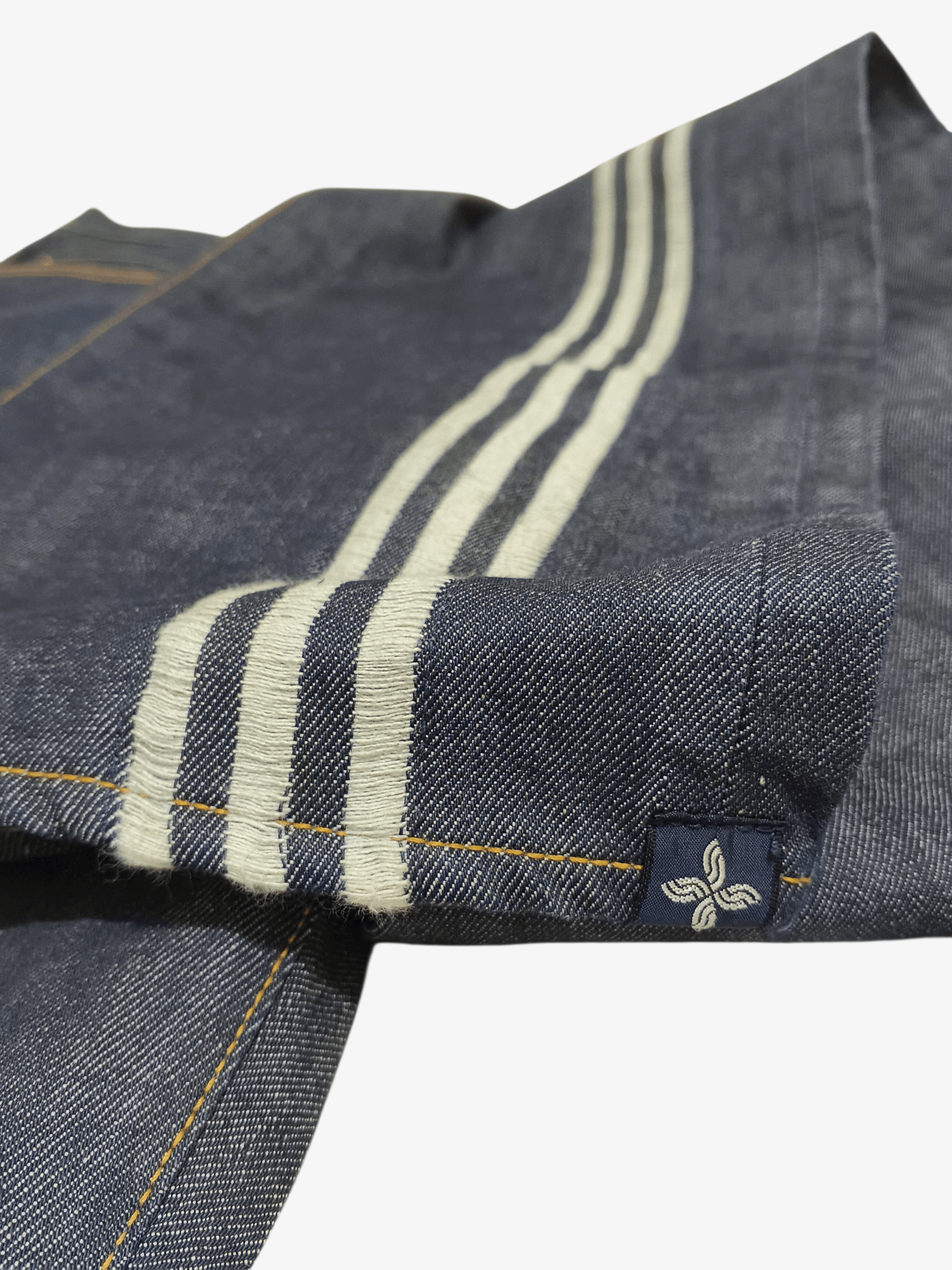 Yohji Yamamoto Yohji Yamamoto x Adidas Y3 SS04 Spotted Horse Striped Denim Size US 32 / EU 48 - 5 Thumbnail