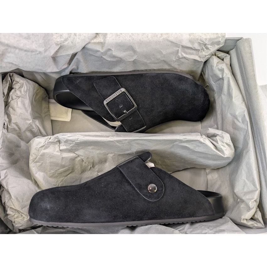 Balenciaga o1rshd1 Q:2 / Sunday Mule Slip On Sandals in Black Size US 9 / EU 42 - 22 Thumbnail