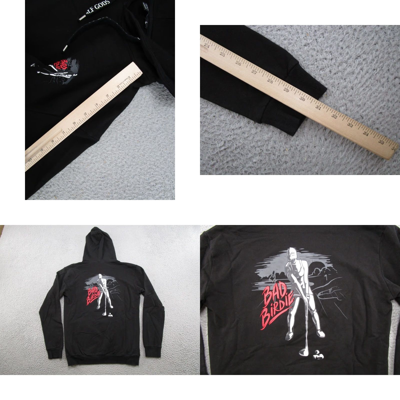 Doublet Golf Gods Hoodie Mens L Double Sided Pullover Bad Birdie Tee Off Read Size US L / EU 52-54 / 3 - 8 Thumbnail