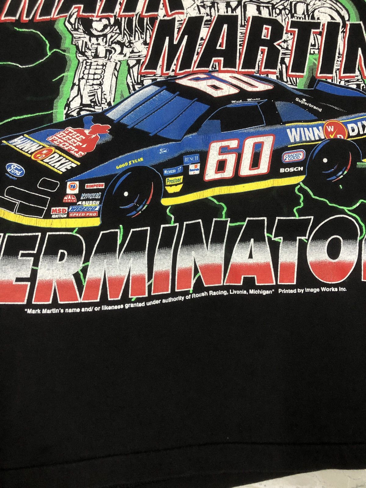 NASCAR × Vintage Vintage Nascar Mark Martin Size US XL / EU 56 / 4 - 3 Thumbnail