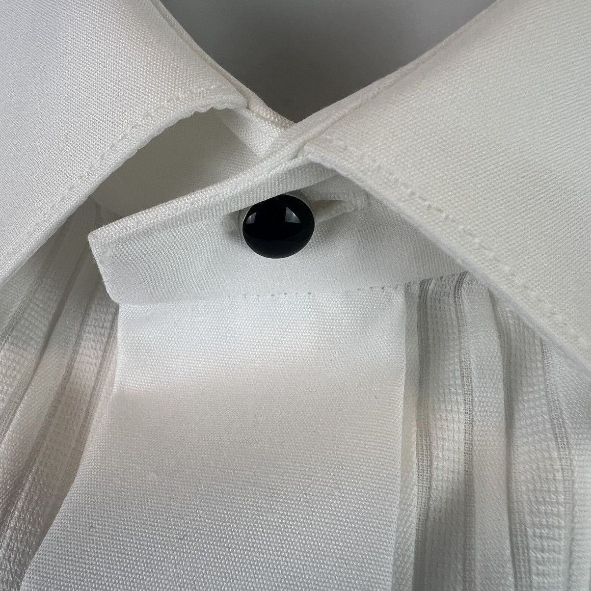 Eton Eton White Plissé Tuxedo Shirt-Size 47 / 18.5-French Cuff Size US XL / EU 56 / 4 - 9 Thumbnail
