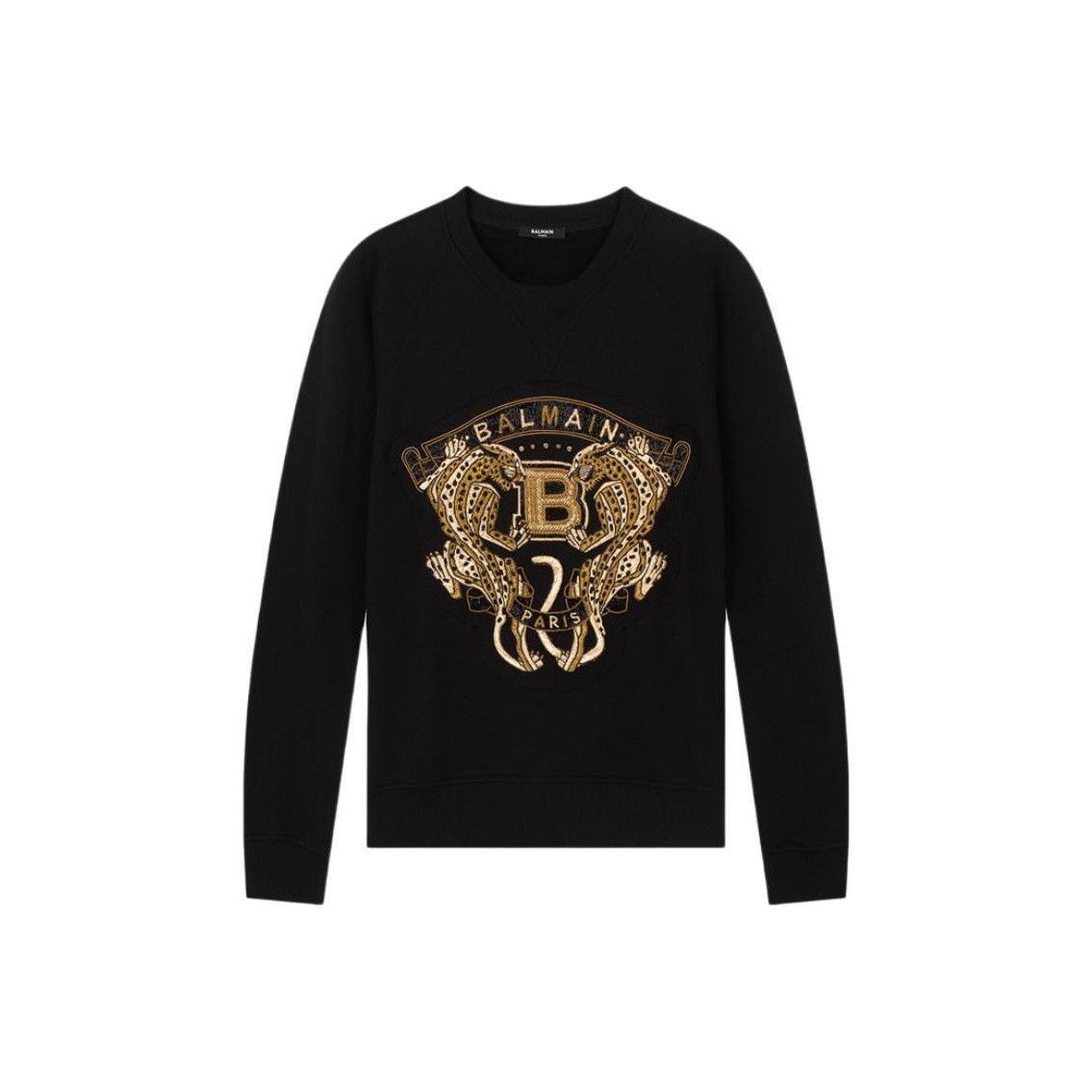 Balmain Balmain Gold Logo Sweatshirt Size S Size US S / EU 44-46 / 1 - 1 Thumbnail