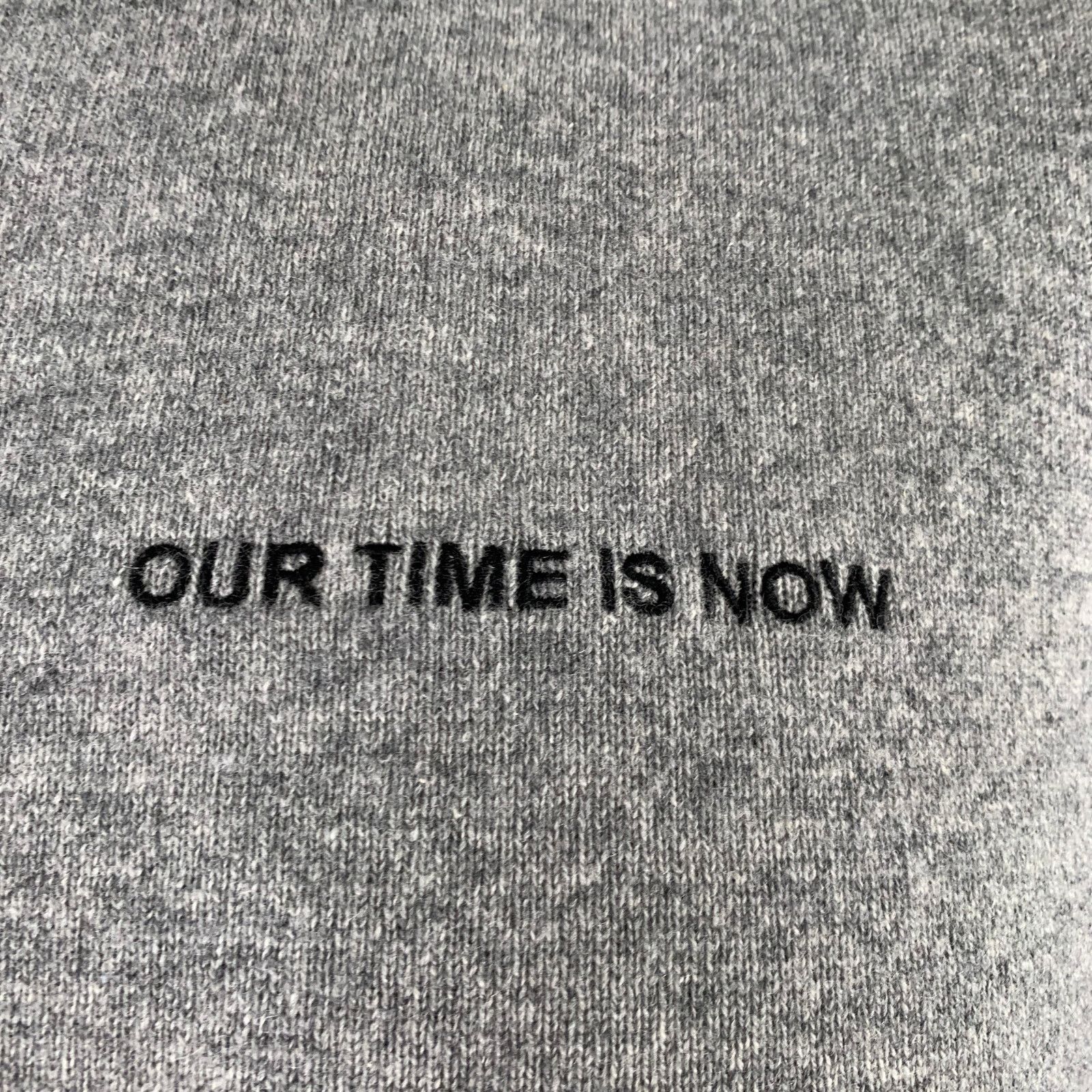 Theory THEORY L -Our Time- Grey Heather Cashmere Crew Neck Pullover Size US L / EU 52-54 / 3 - 2 Thumbnail