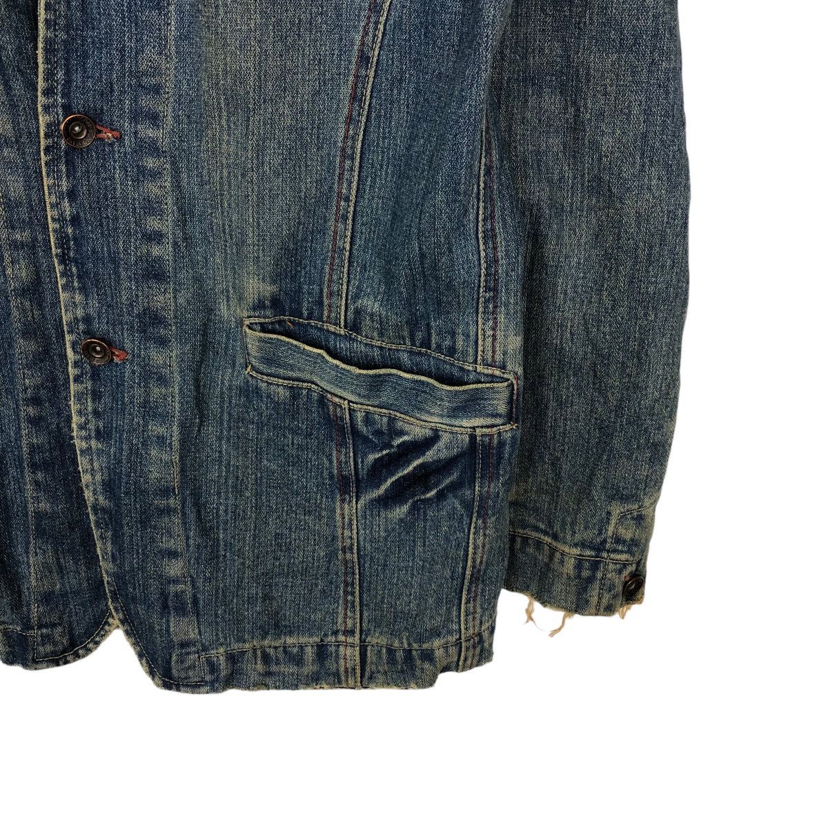 Other 🔥VINTAGE HIKORY CHORE JACKET NYLAUS JEANS WORK JAPAN Size US M / EU 48-50 / 2 - 4 Thumbnail