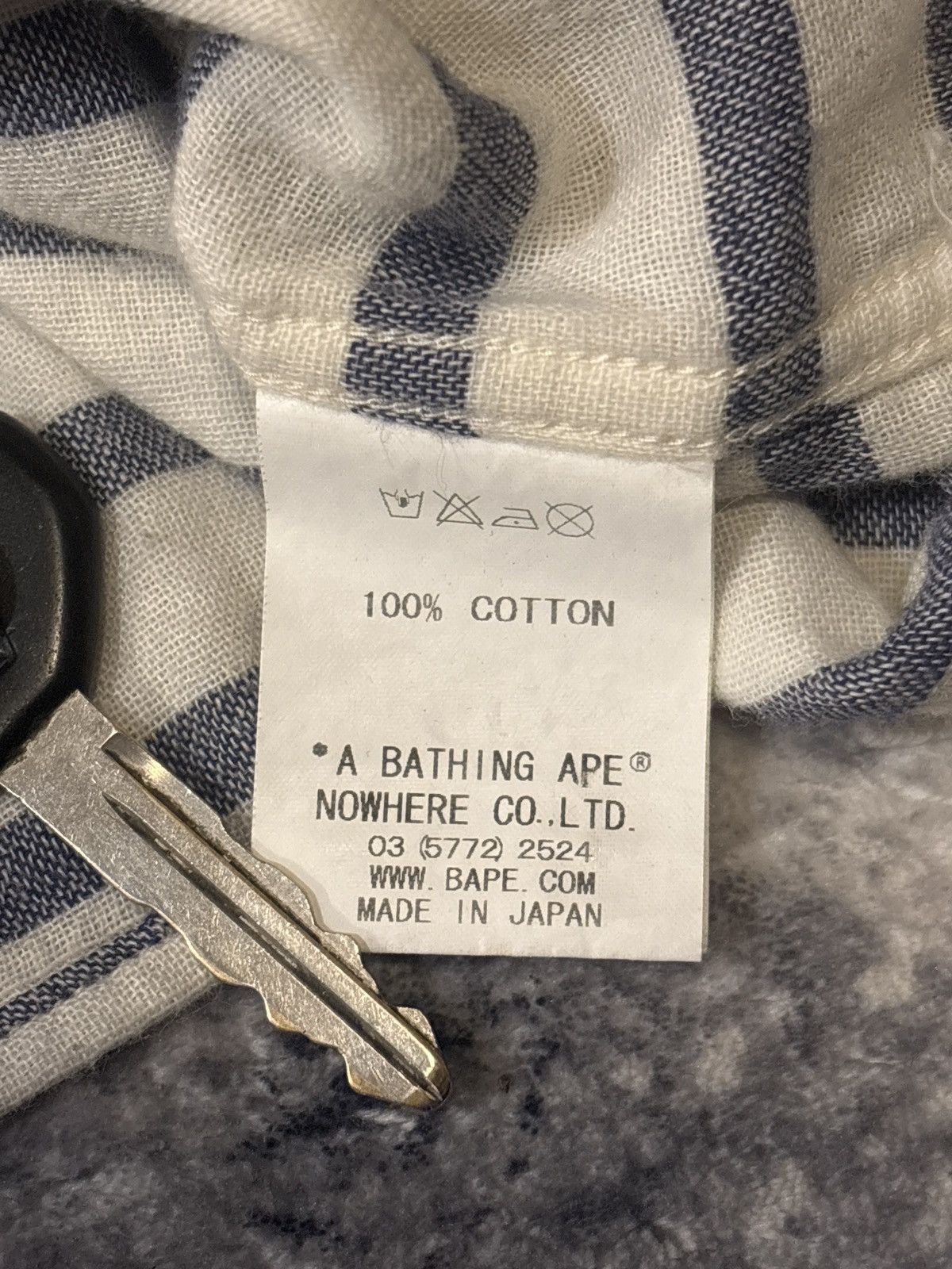 Bape BAPE Border Stripe Flannel Size US XL / EU 56 / 4 - 5 Thumbnail