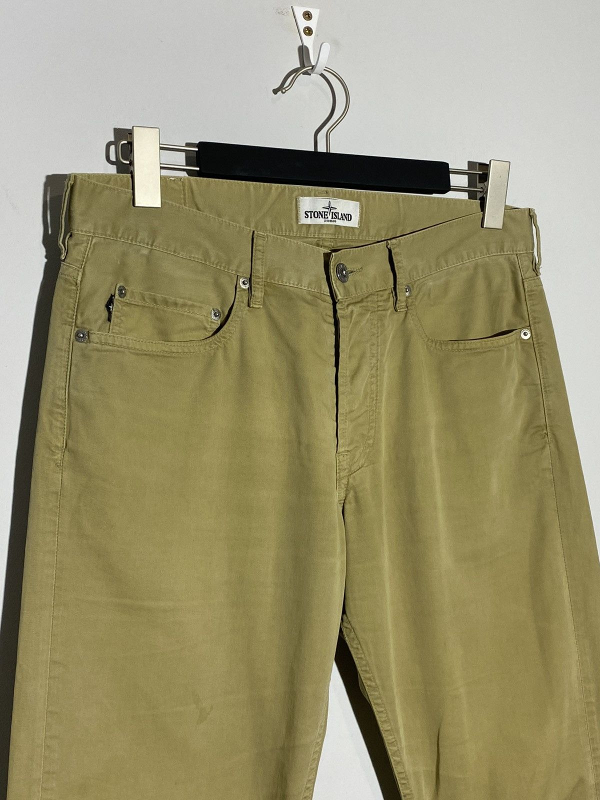 Stone Island Vintage Stone Island Pants Beige Luxury Pants 32x34 Size US 32 / EU 48 - 5 Thumbnail