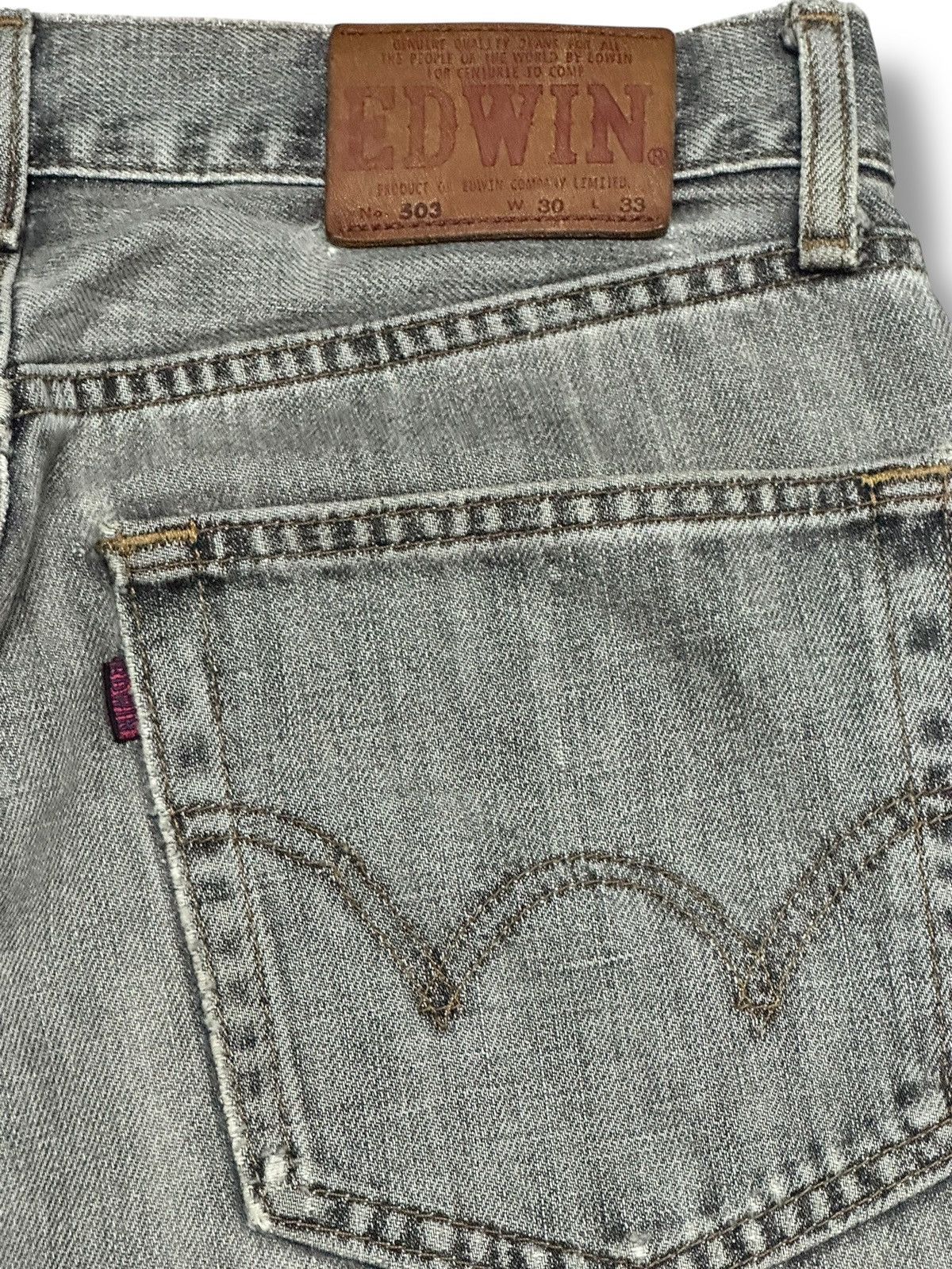Edwin Edwin 503 Vintage Jeans With Baggy Loose Style Faded Wash Size US 30 / EU 46 - 7 Thumbnail