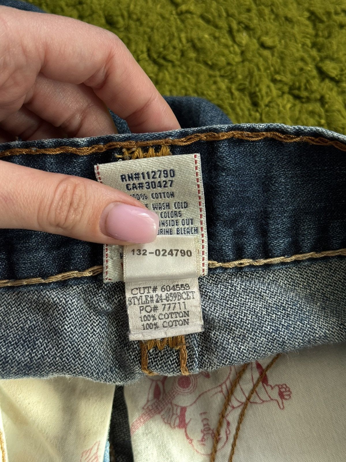 True Religion 🇺🇸 True Religion Y2K style made in USA wide leg jeans denim Size US 34 / EU 50 - 7 Thumbnail