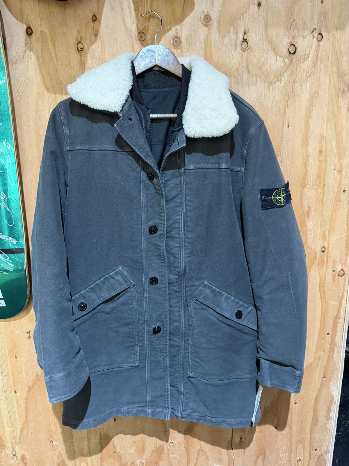 Stone Island Vintage Stone Island Peacoat Size US M / EU 48-50 / 2 - 1 Thumbnail