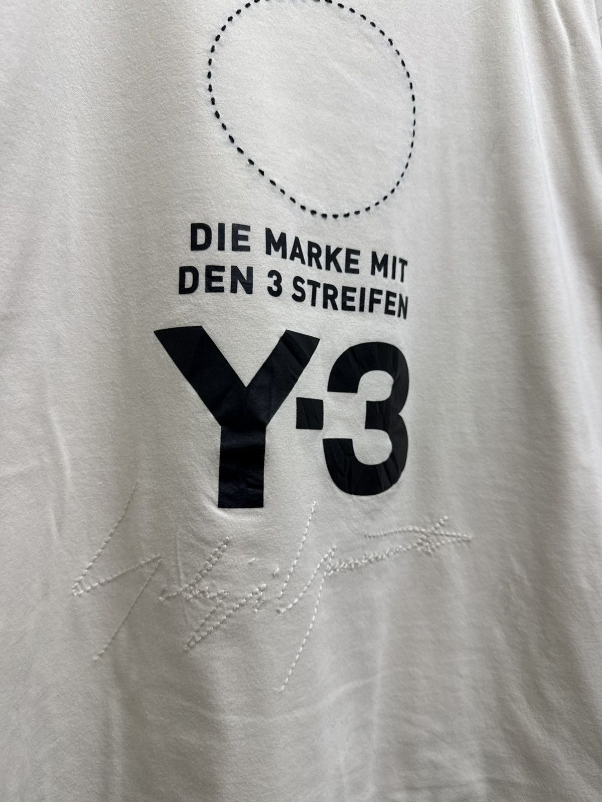 Adidas Adidas Y-3 Yohji Yamamoto Tee Size US M / EU 48-50 / 2 - 3 Thumbnail
