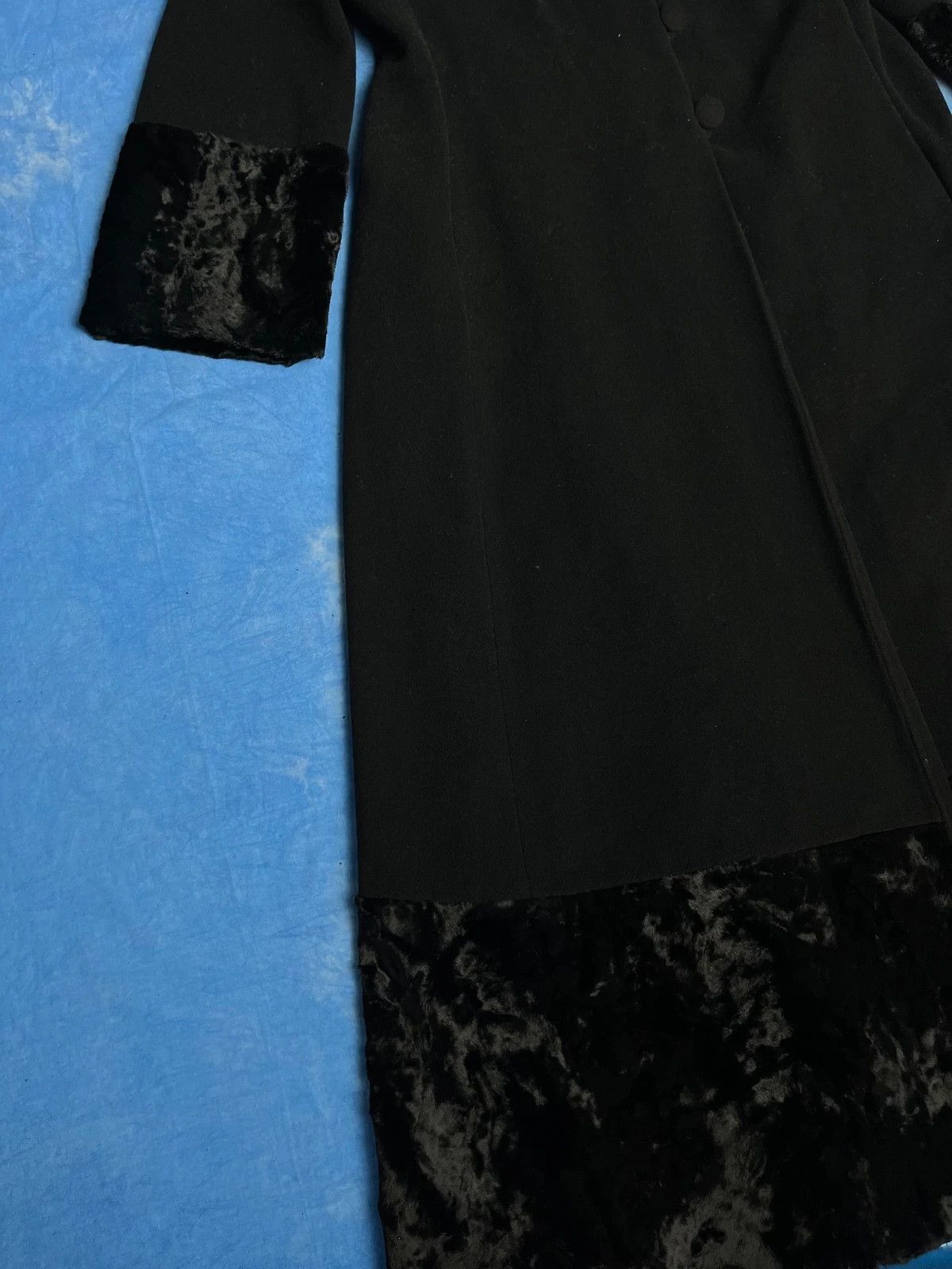 Vintage Vintage Avant Garde Cashmere Wool Long Japan Style Coat Size US L / EU 52-54 / 3 - 3 Thumbnail