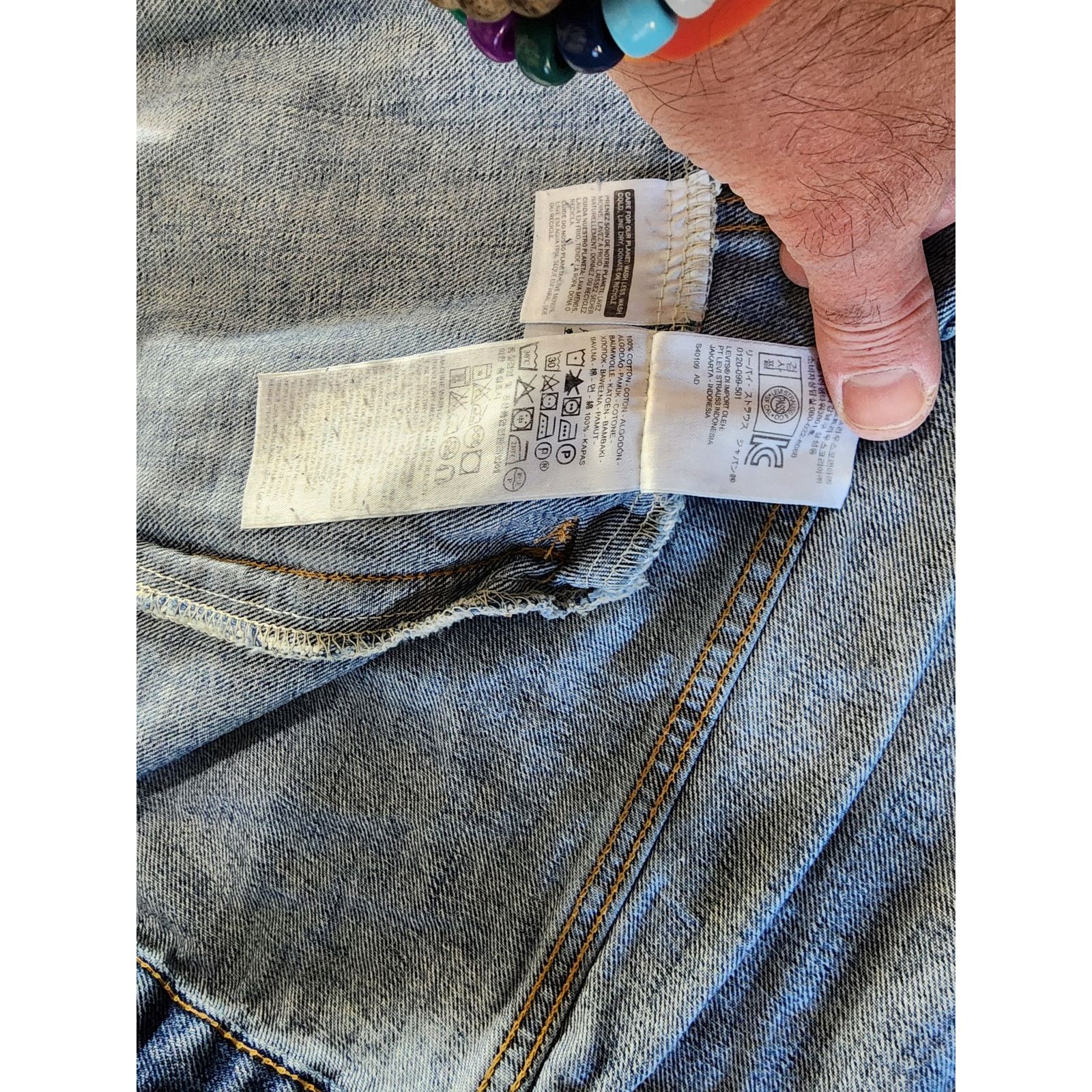 Levi's Levi's Men's Relaxed Fit Trucker Jacket Size US M / EU 48-50 / 2 - 6 Thumbnail
