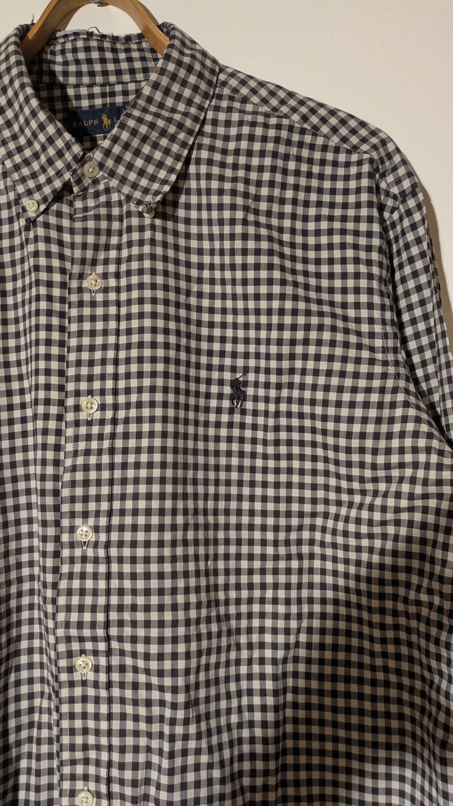 Ralph Lauren 👕 Ralph Lauren Checkered Button-Down Shirt (Size XL) Size US XL / EU 56 / 4 - 5 Thumbnail