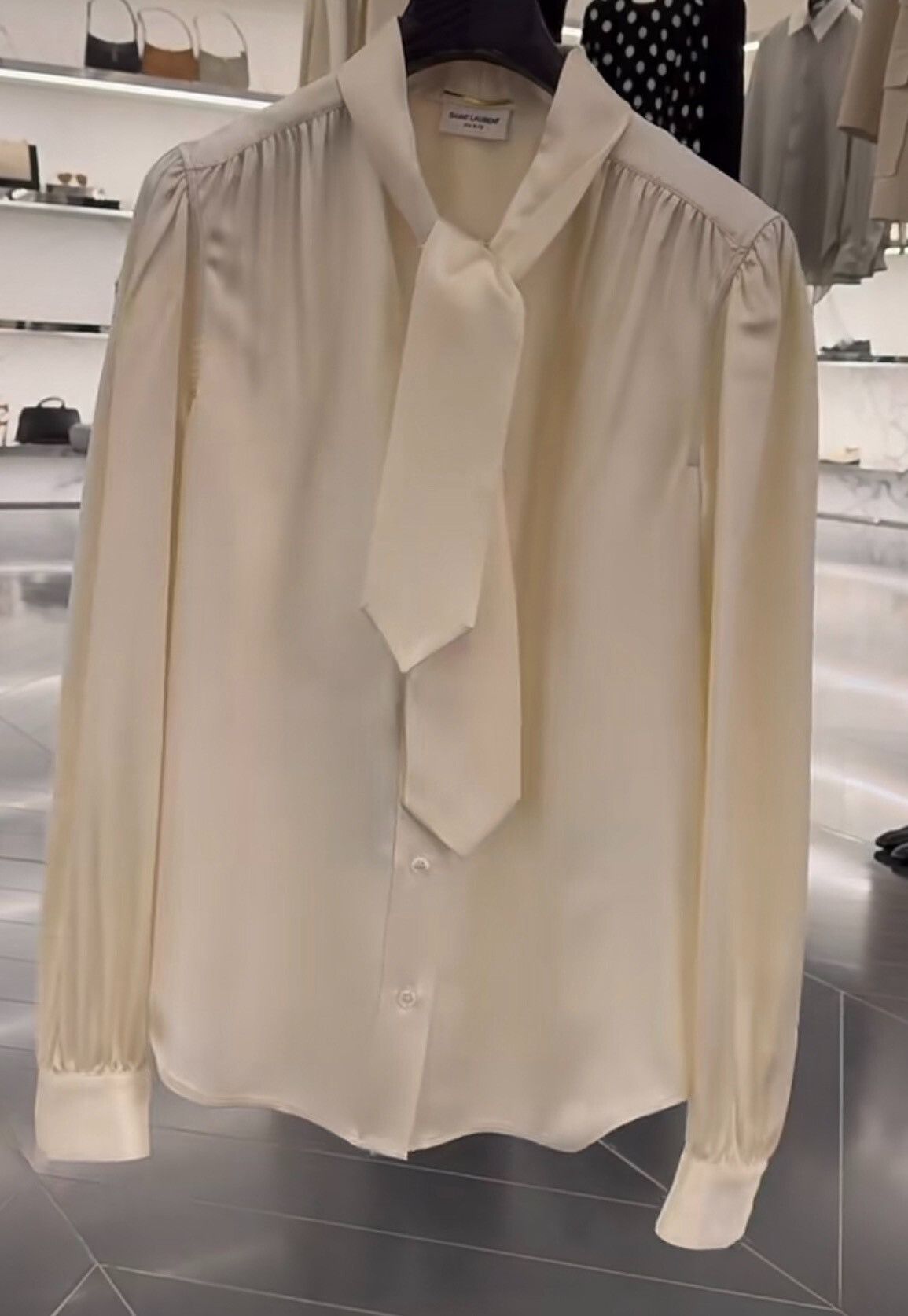 Saint Laurent Paris YSL Saint Laurent Silk Blouse Size XS / US 0-2 / IT 36-38 - 1 Thumbnail